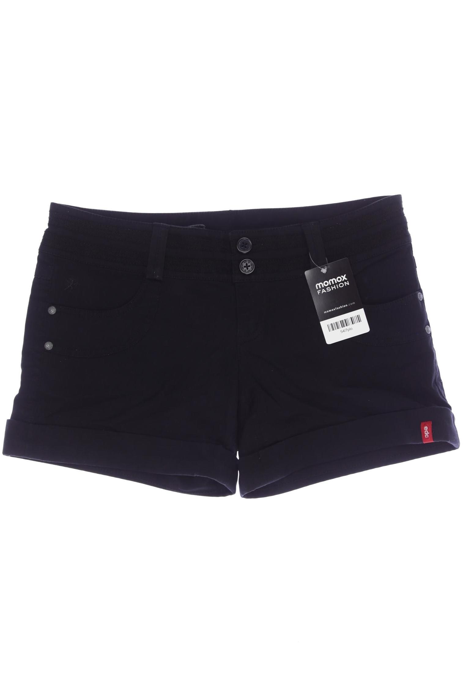 

edc by Esprit Damen Shorts, schwarz, Gr. 34