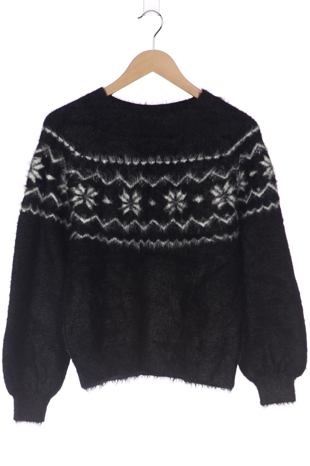 

edc by Esprit Damen Pullover, schwarz, Gr. 38