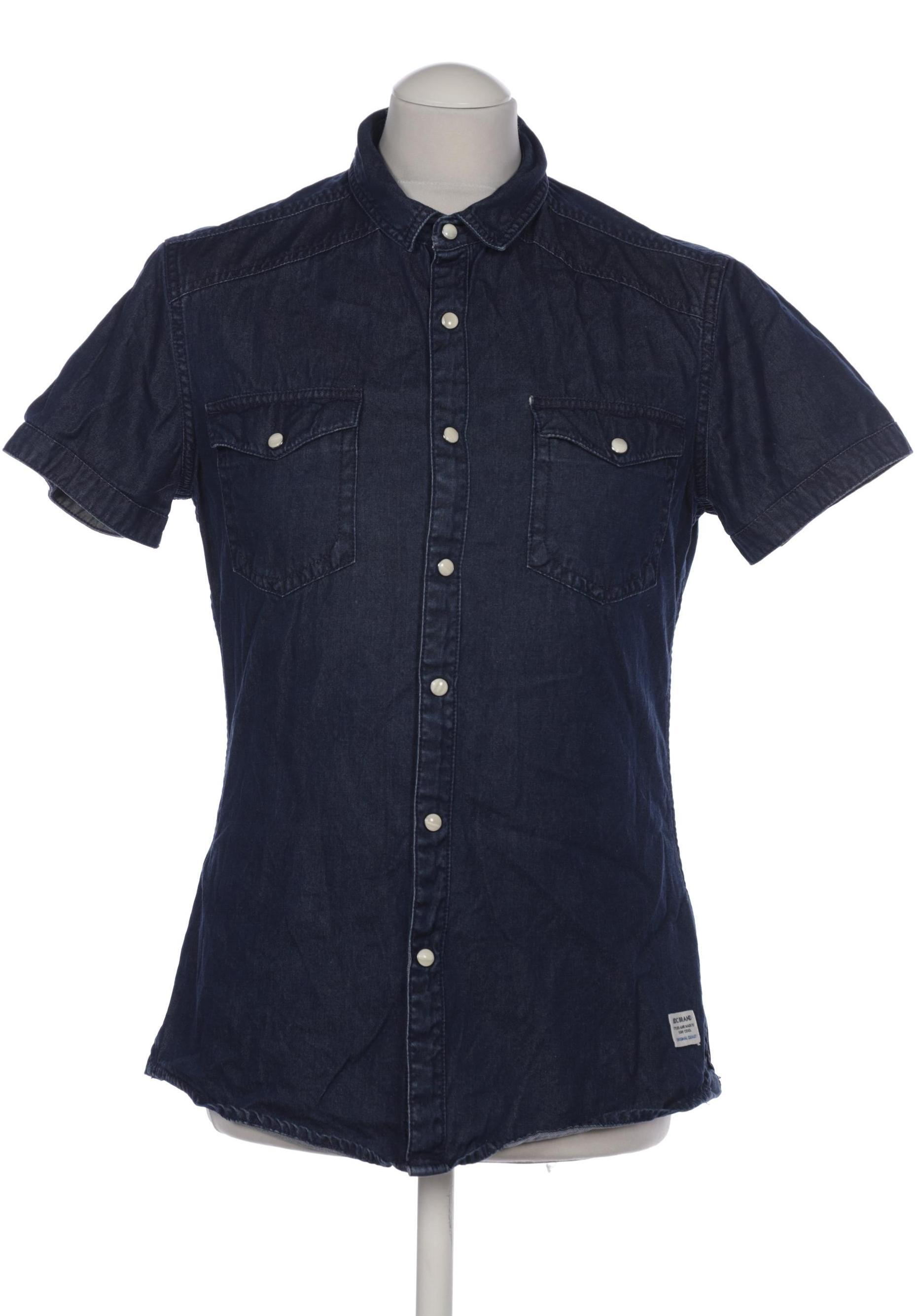 

edc by Esprit Herren Hemd, blau, Gr. 46