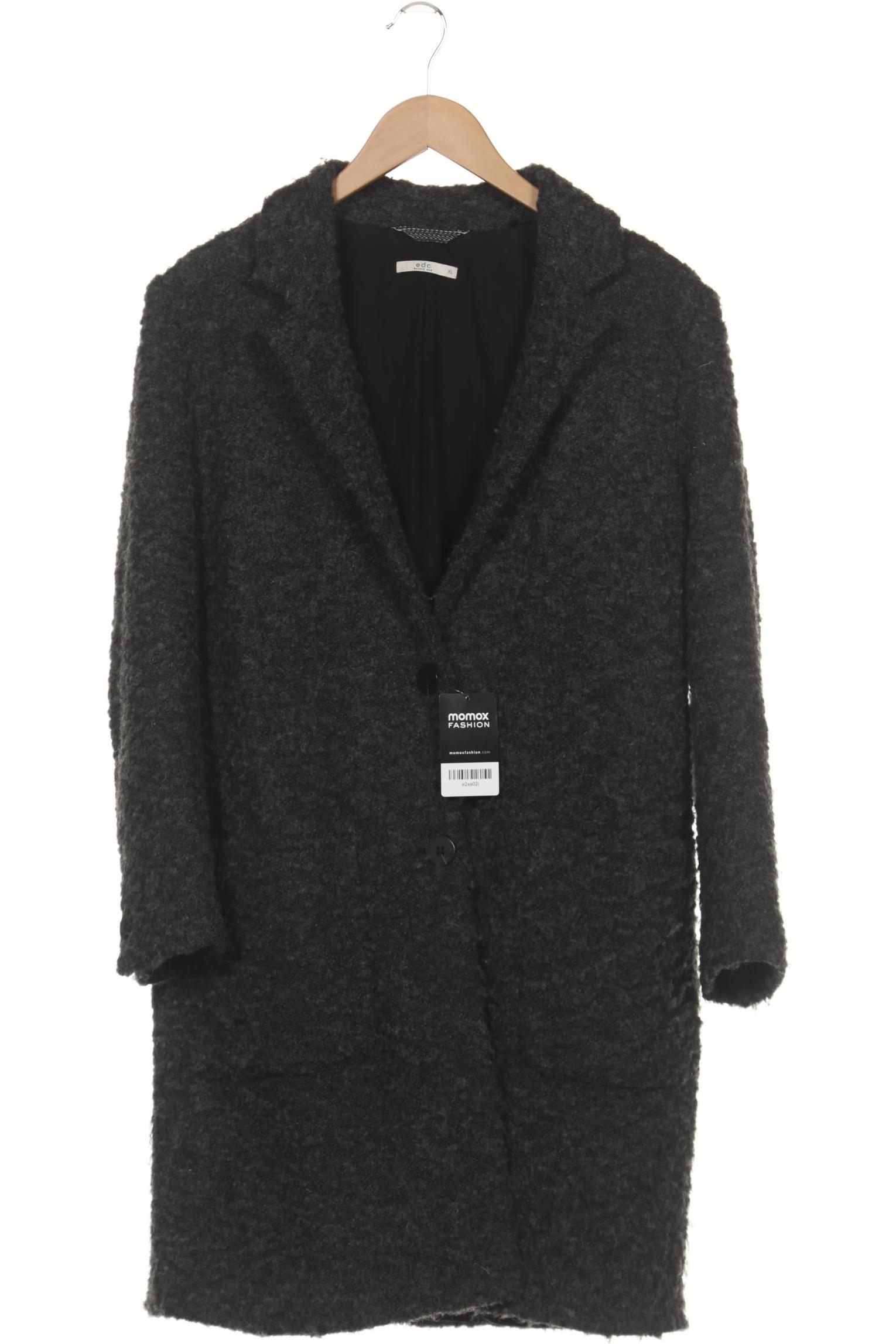 

edc by Esprit Damen Mantel, grau, Gr. 44