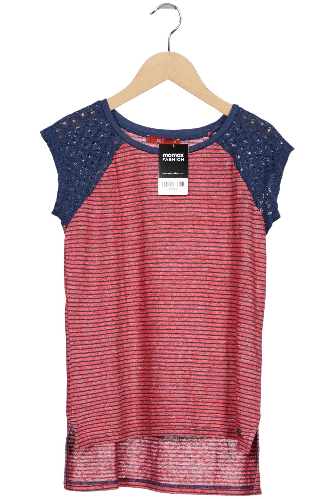 

edc by Esprit Damen T-Shirt, mehrfarbig, Gr. 34