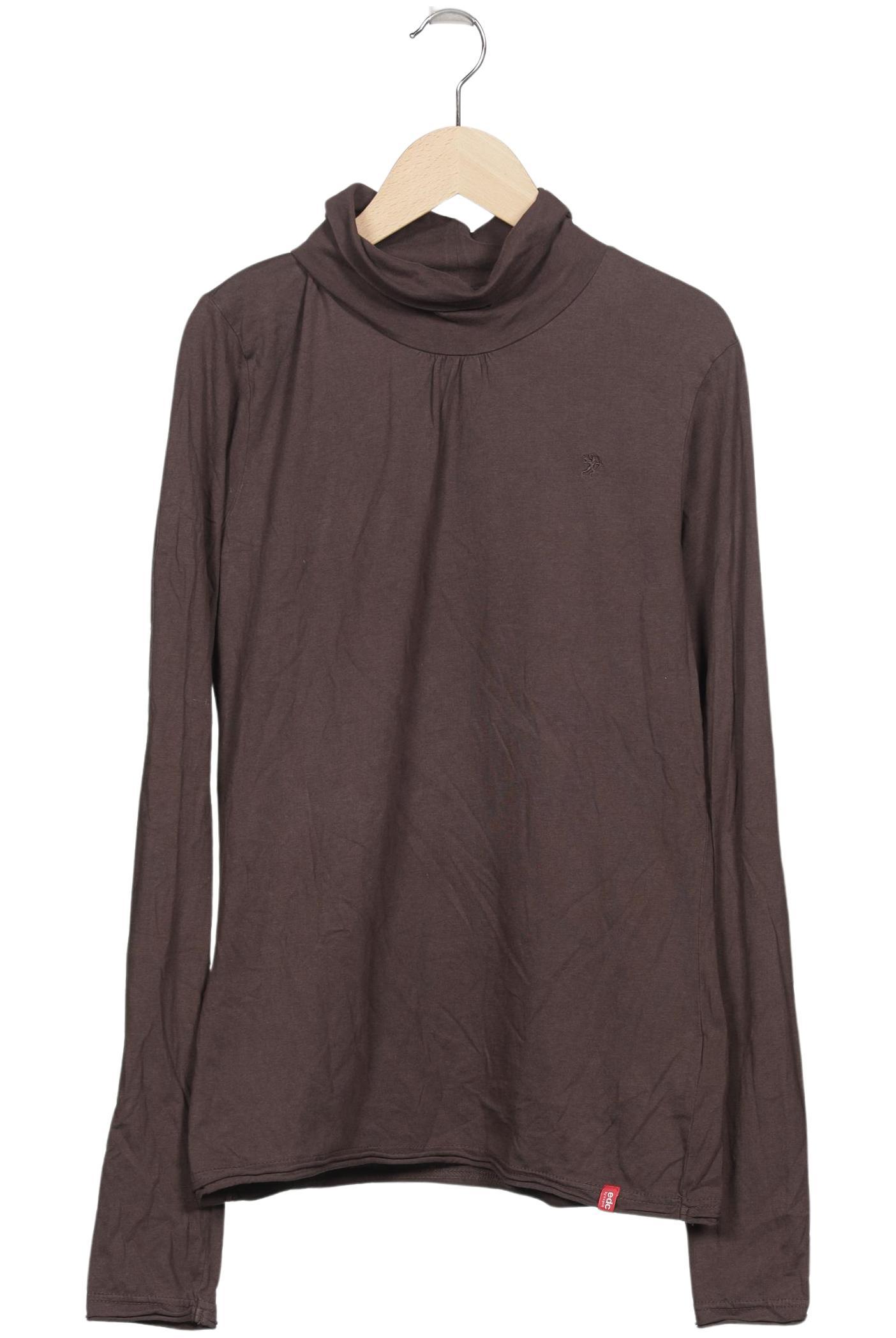 

edc by Esprit Damen Langarmshirt, braun, Gr. 42