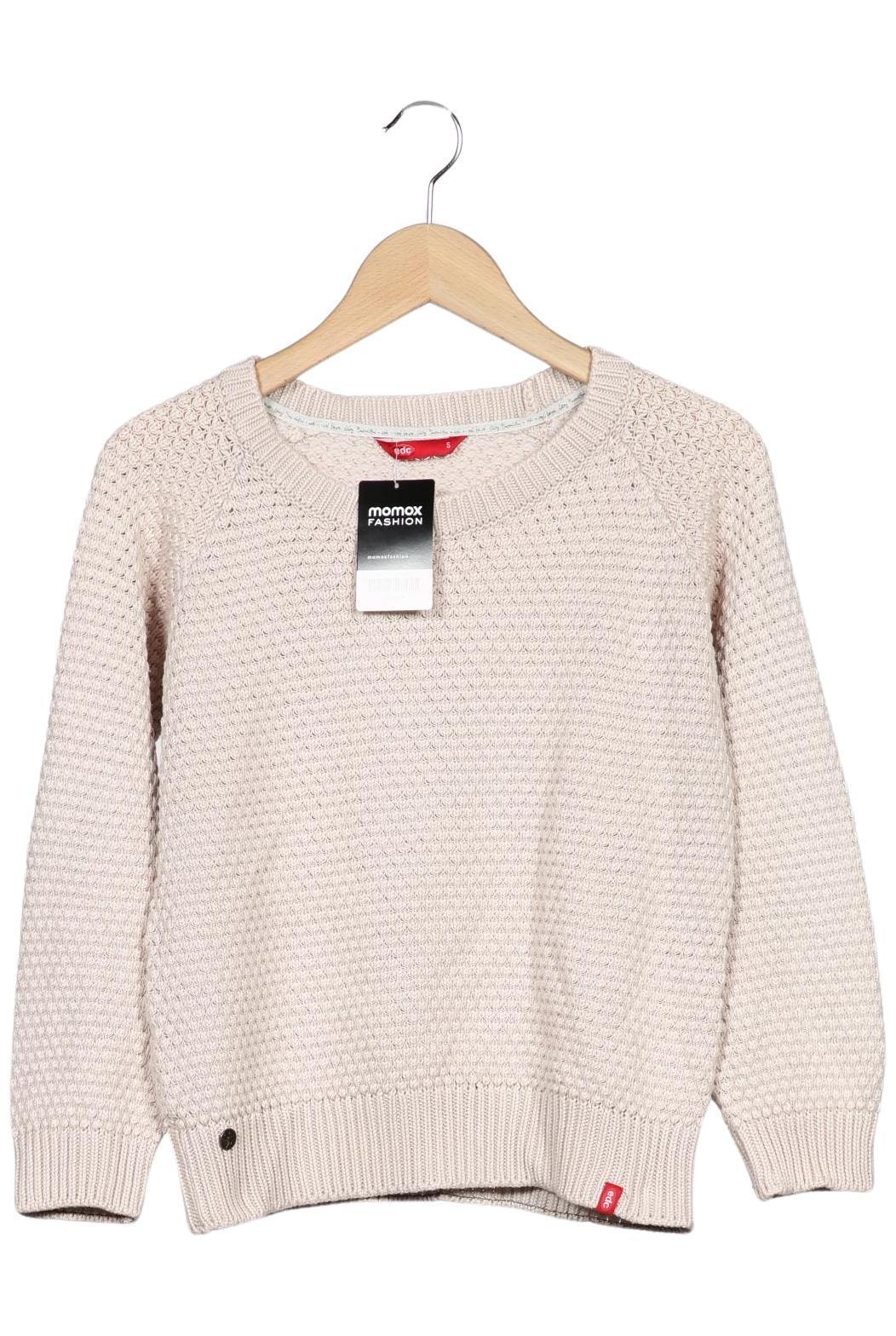 

edc by Esprit Damen Pullover, beige, Gr. 36