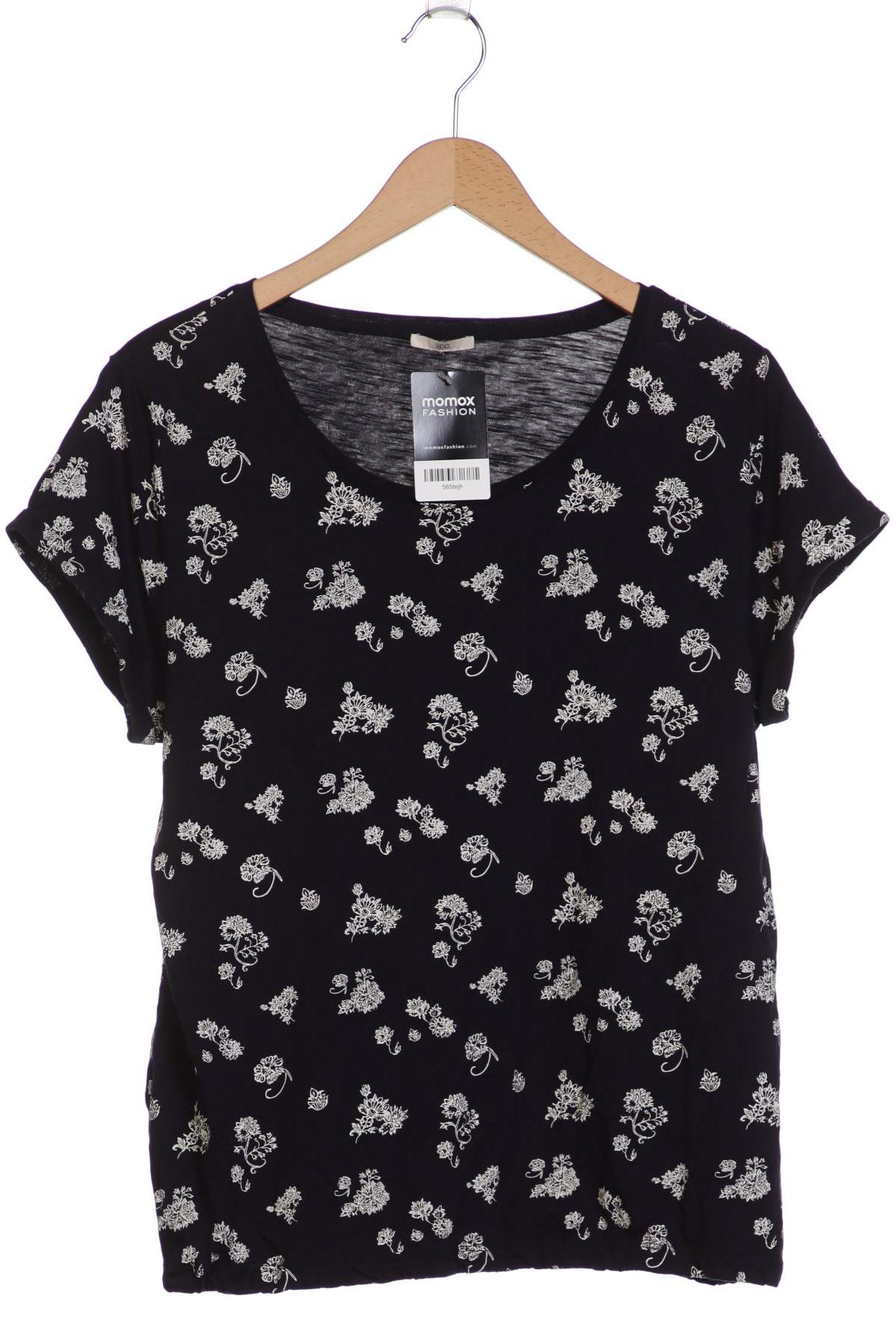

edc by Esprit Damen T-Shirt, marineblau, Gr. 42