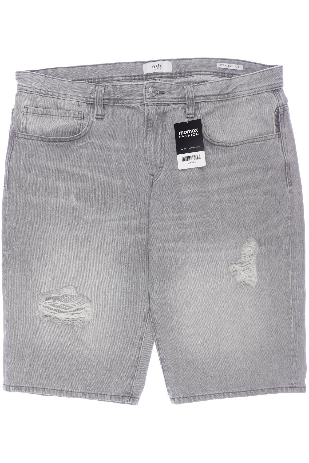 

edc by Esprit Herren Shorts, grau, Gr. 36