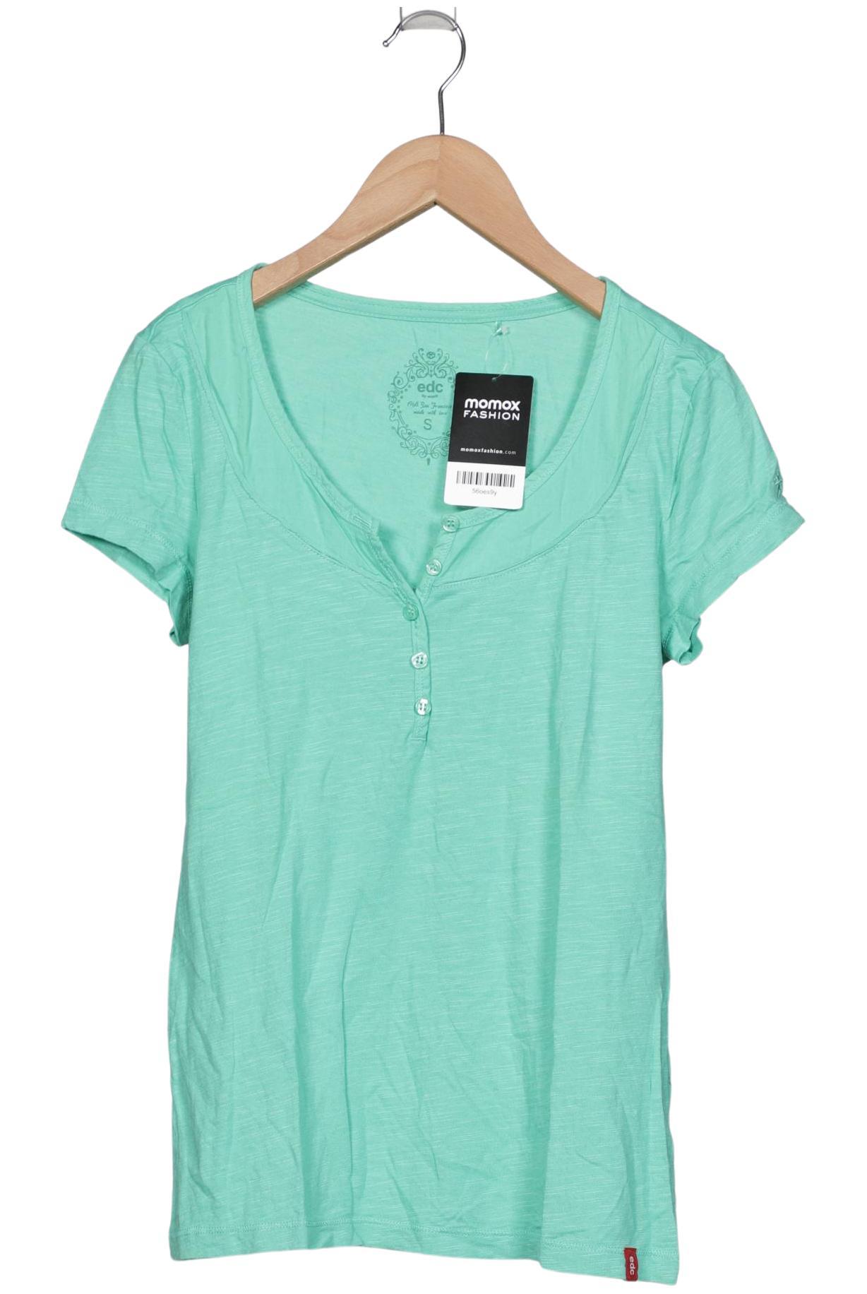 

edc by Esprit Damen T-Shirt, hellgrün, Gr. 36