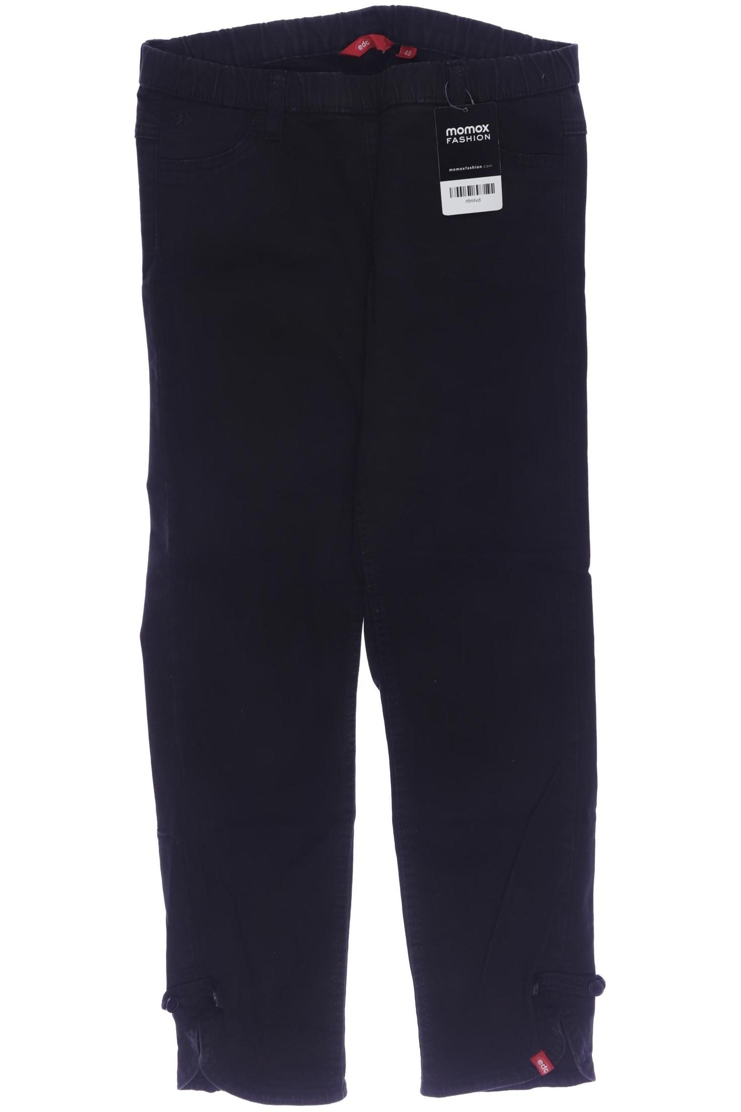 

edc by Esprit Damen Jeans, schwarz, Gr. 40