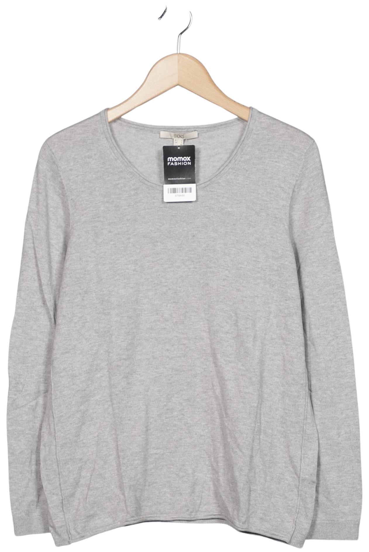 

edc by Esprit Damen Pullover, grau, Gr. 42