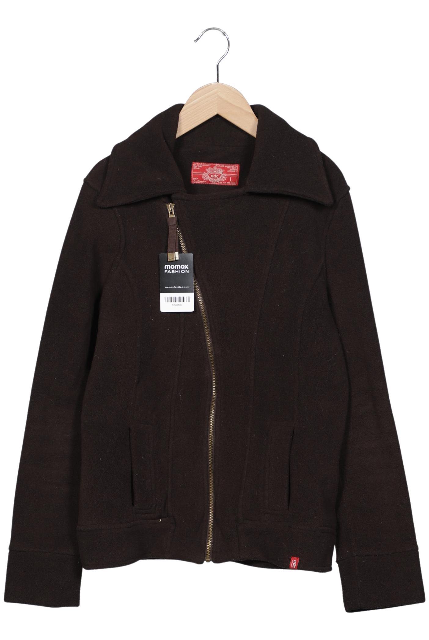

edc by Esprit Damen Sweatshirt, braun, Gr. 42