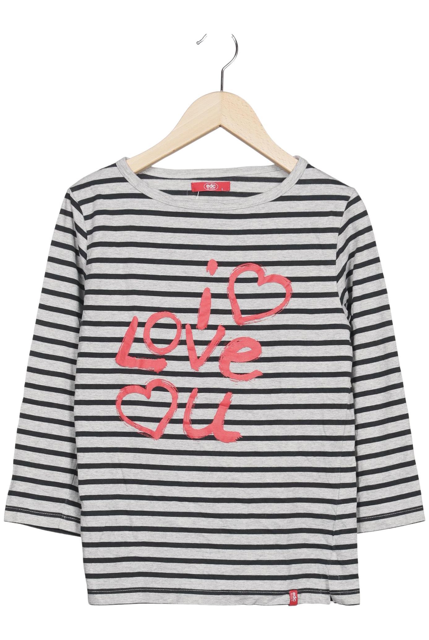 

edc by Esprit Damen Langarmshirt, grau, Gr. 42