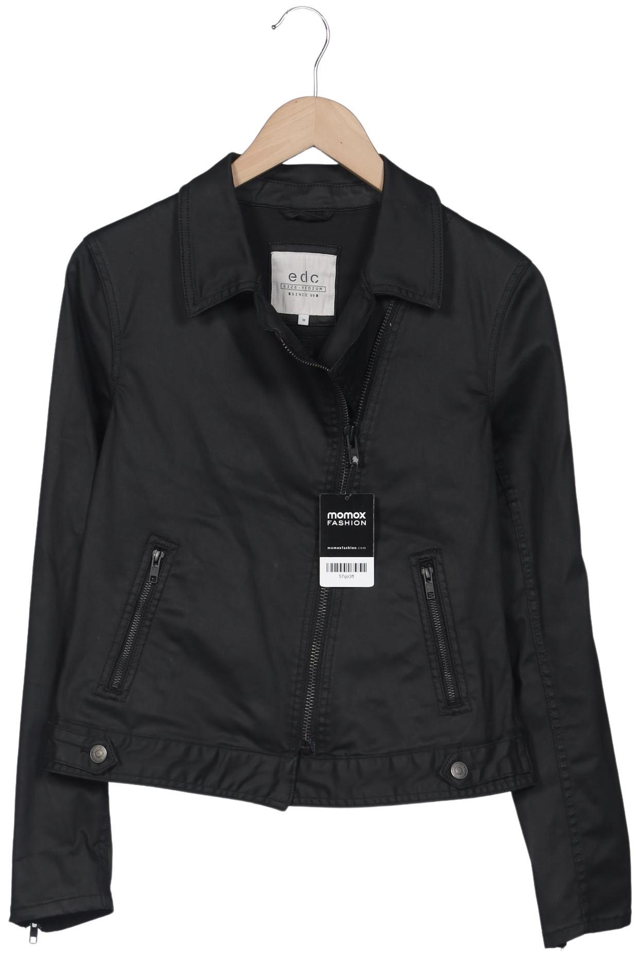 

edc by Esprit Damen Jacke, schwarz, Gr. 38