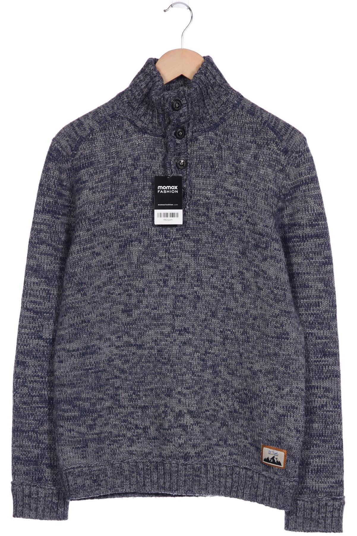 

edc by Esprit Herren Pullover, blau, Gr. 52