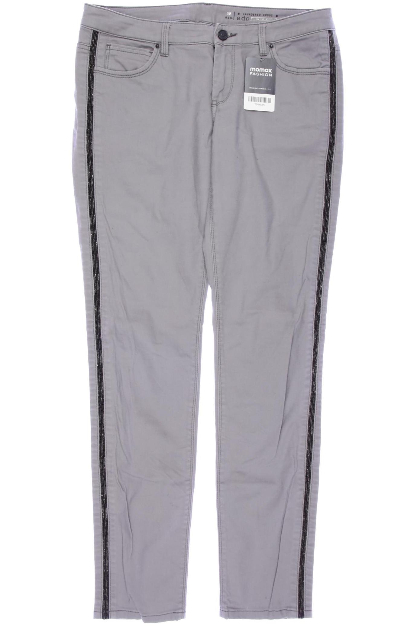 

edc by Esprit Damen Jeans, grau, Gr. 38