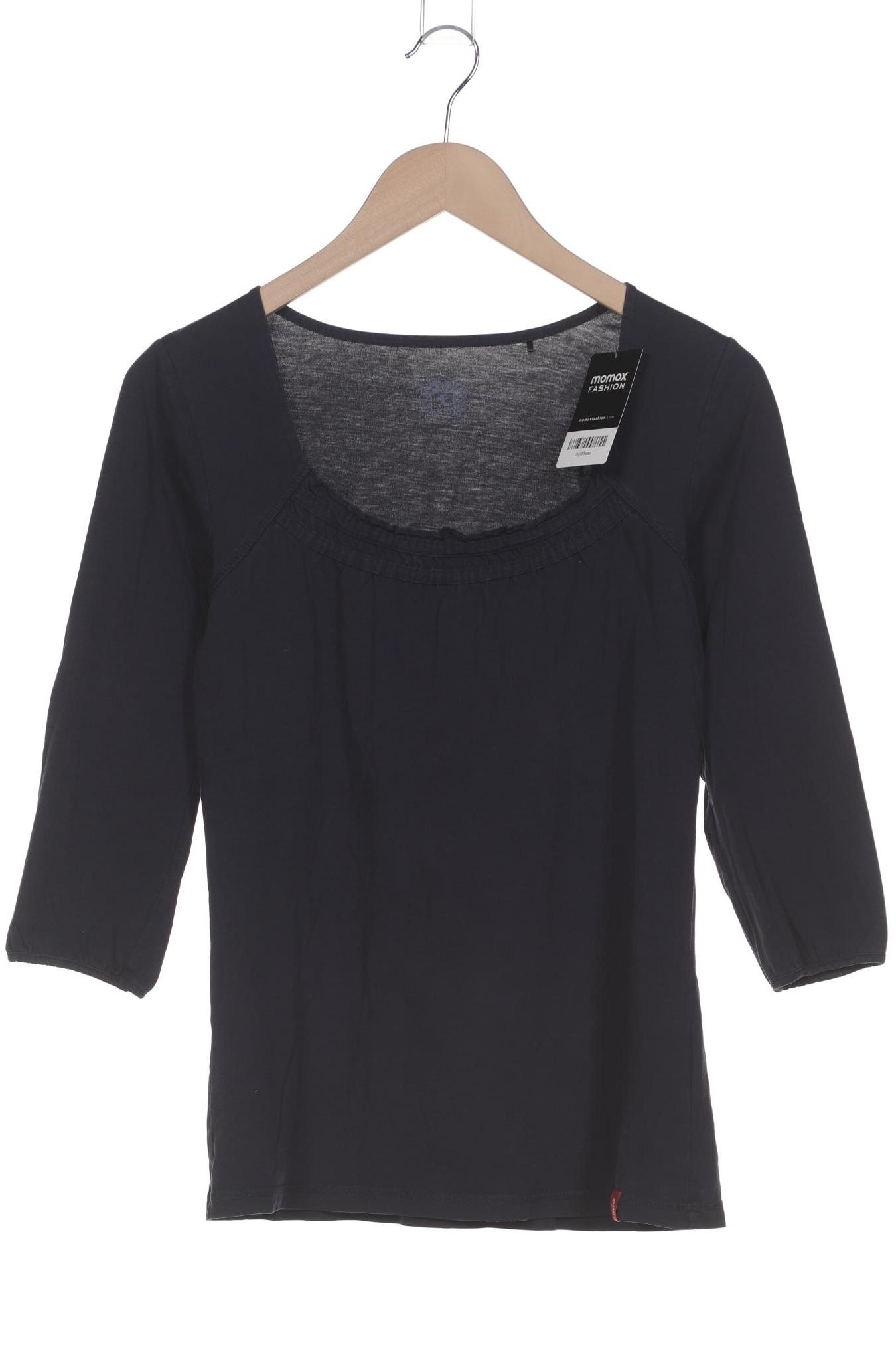 

edc by Esprit Damen Langarmshirt, marineblau, Gr. 42