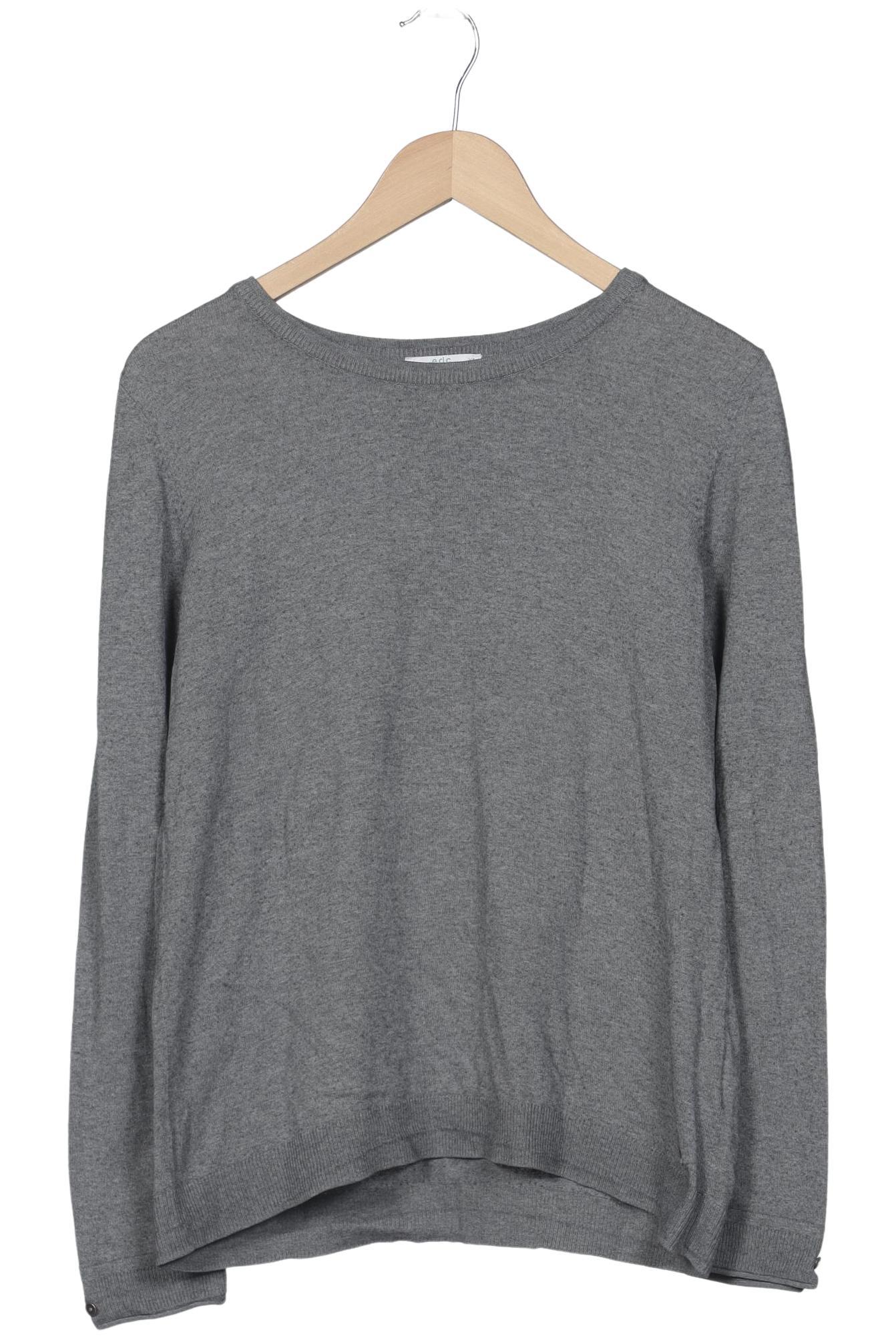 

edc by Esprit Damen Pullover, grau, Gr. 44