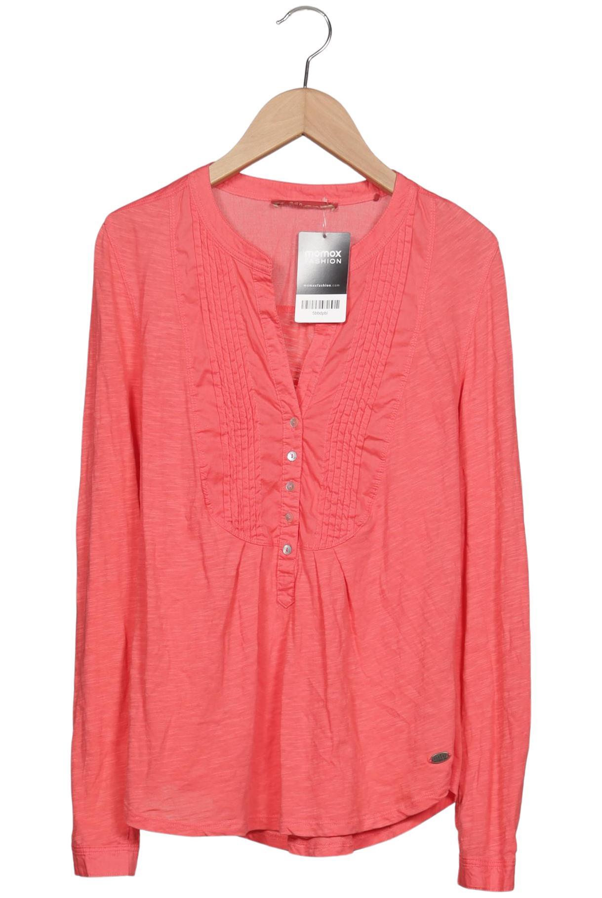 

edc by Esprit Damen Langarmshirt, pink, Gr. 34
