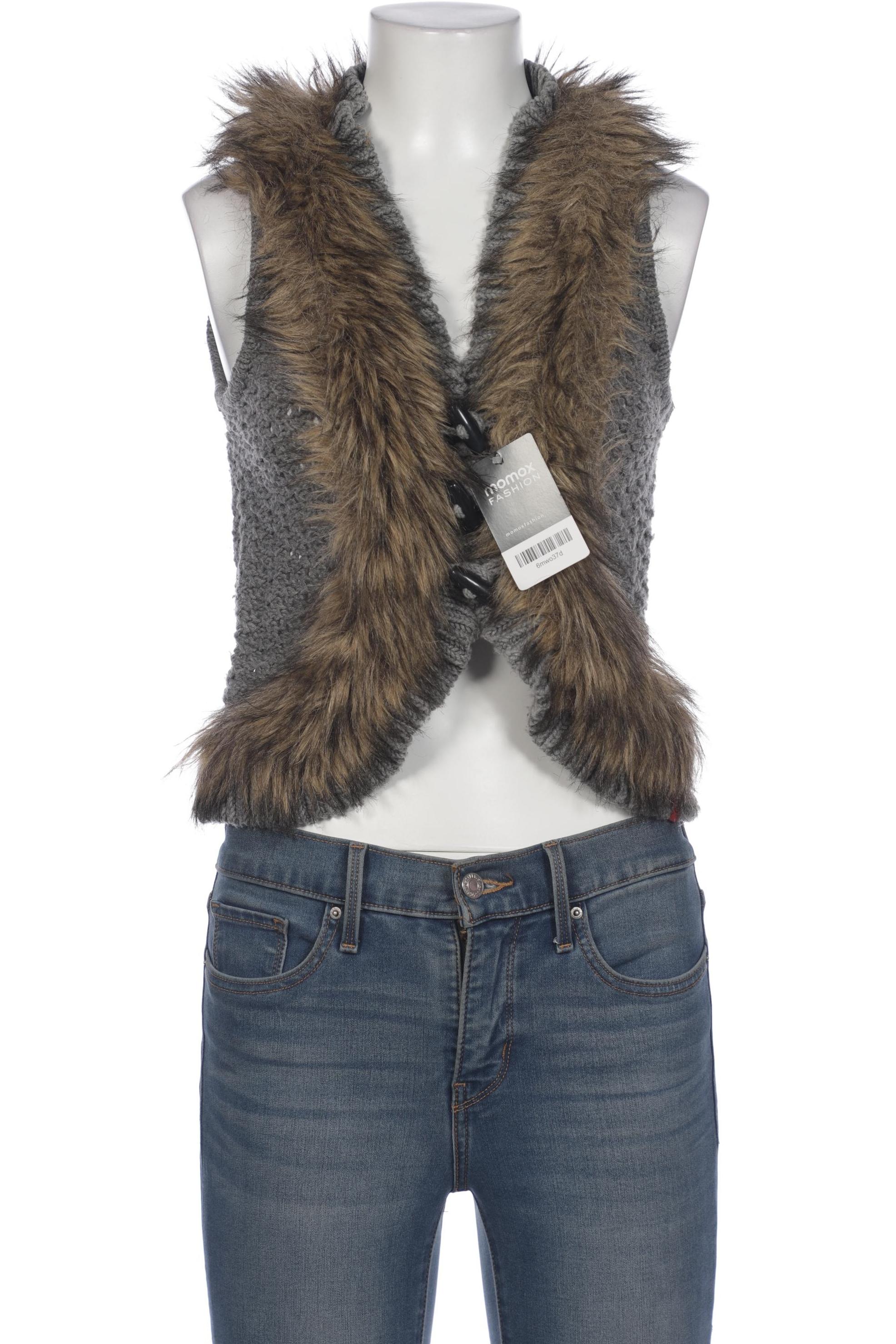 

edc by Esprit Damen Weste, grau, Gr. 36