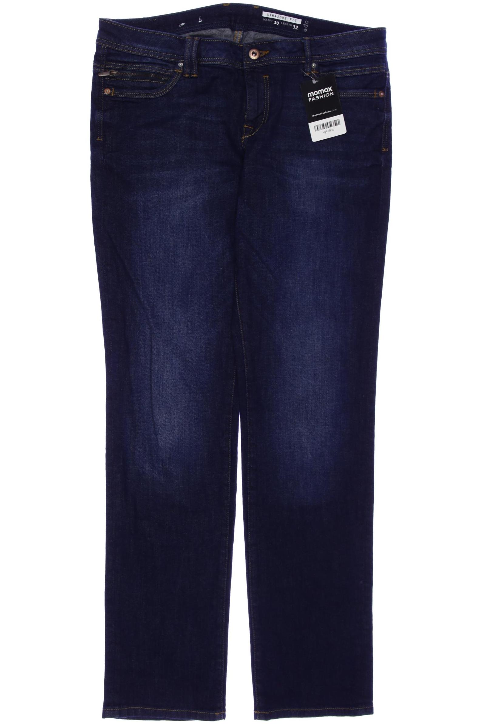

edc by Esprit Damen Jeans, marineblau, Gr. 30