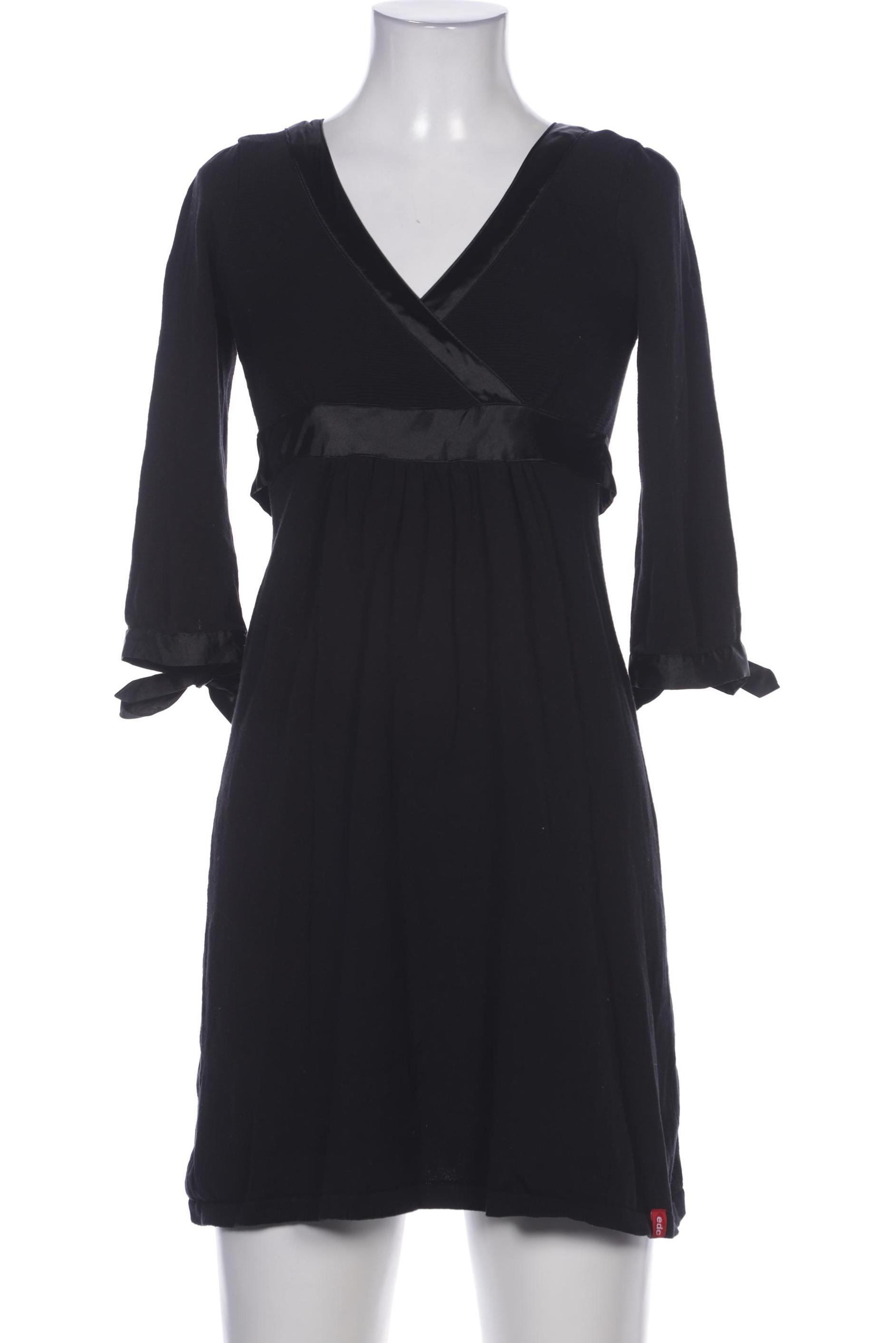 

edc by Esprit Damen Kleid, schwarz, Gr. 34