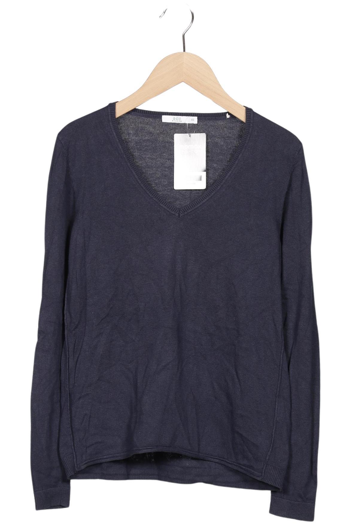 

edc by Esprit Damen Pullover, marineblau, Gr. 34