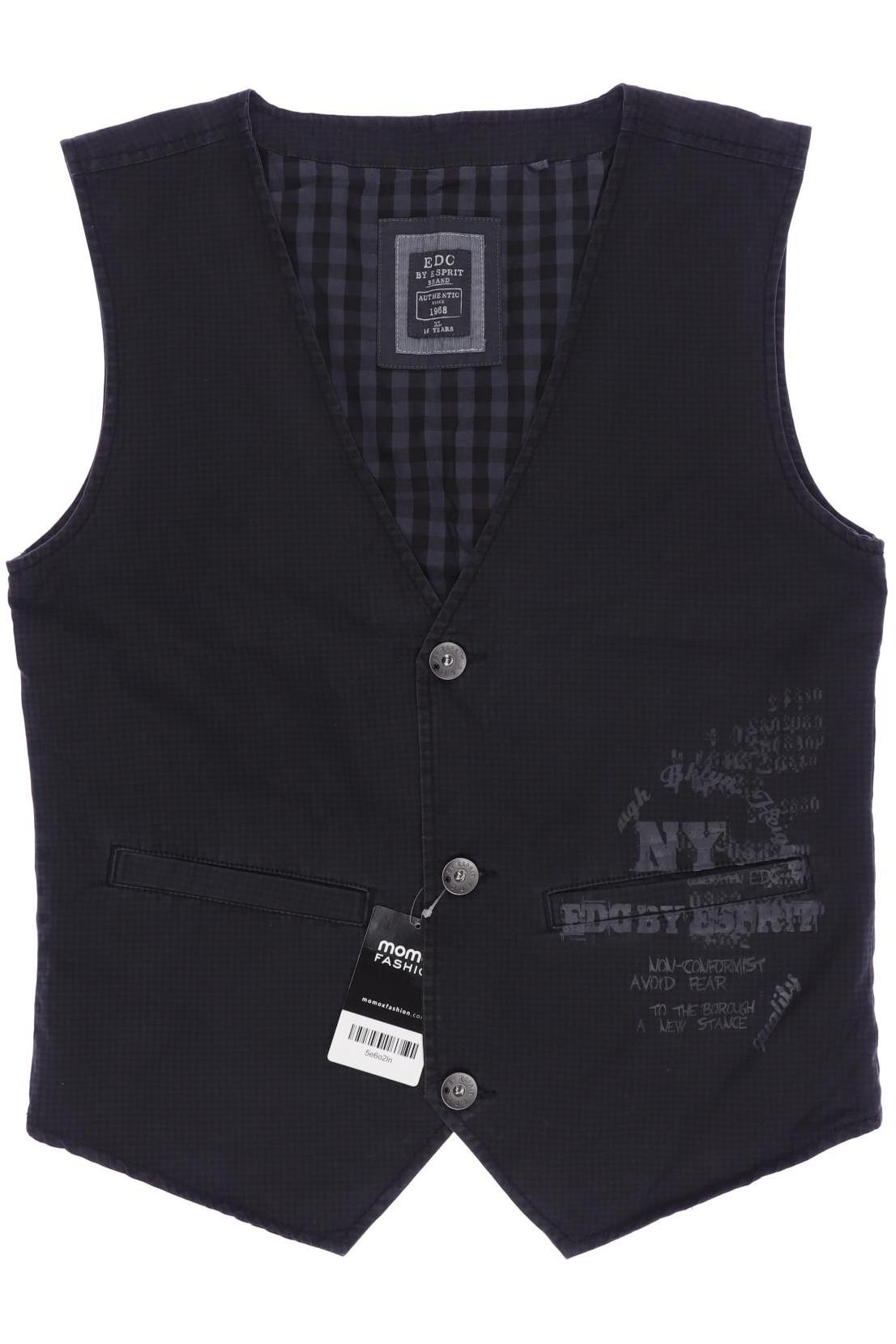 

edc by Esprit Herren Jacke, schwarz, Gr. 16