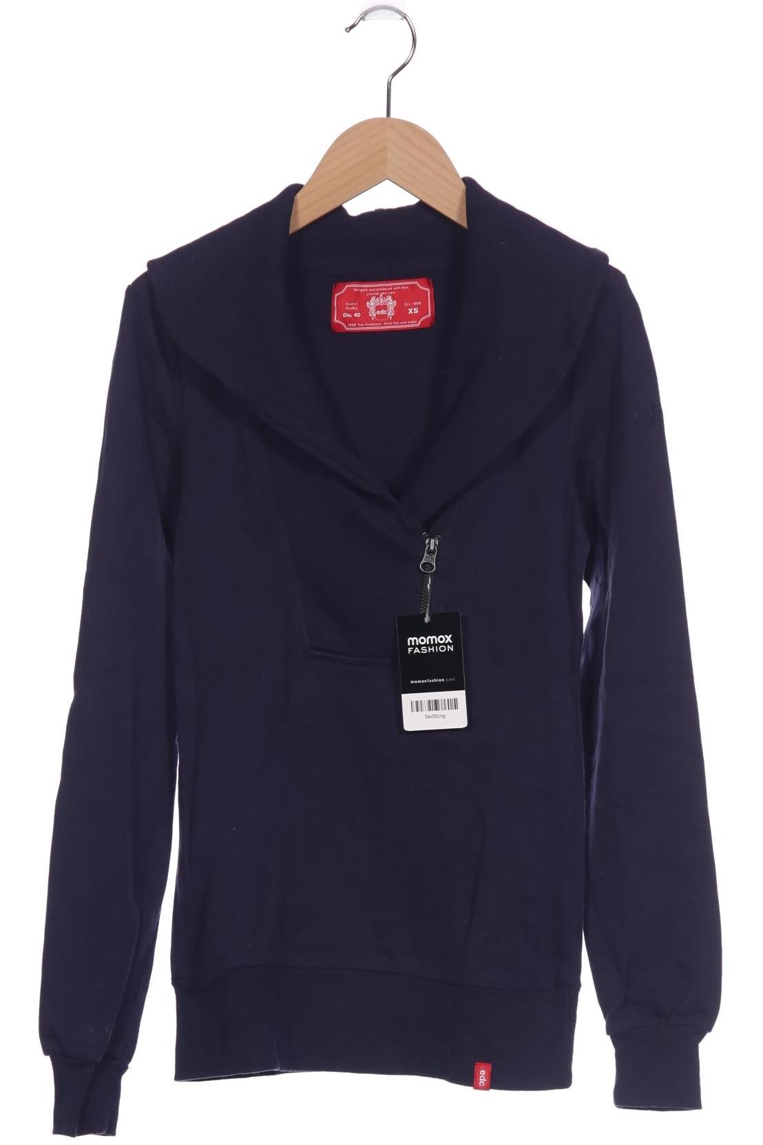 

edc by Esprit Damen Sweatshirt, marineblau, Gr. 34