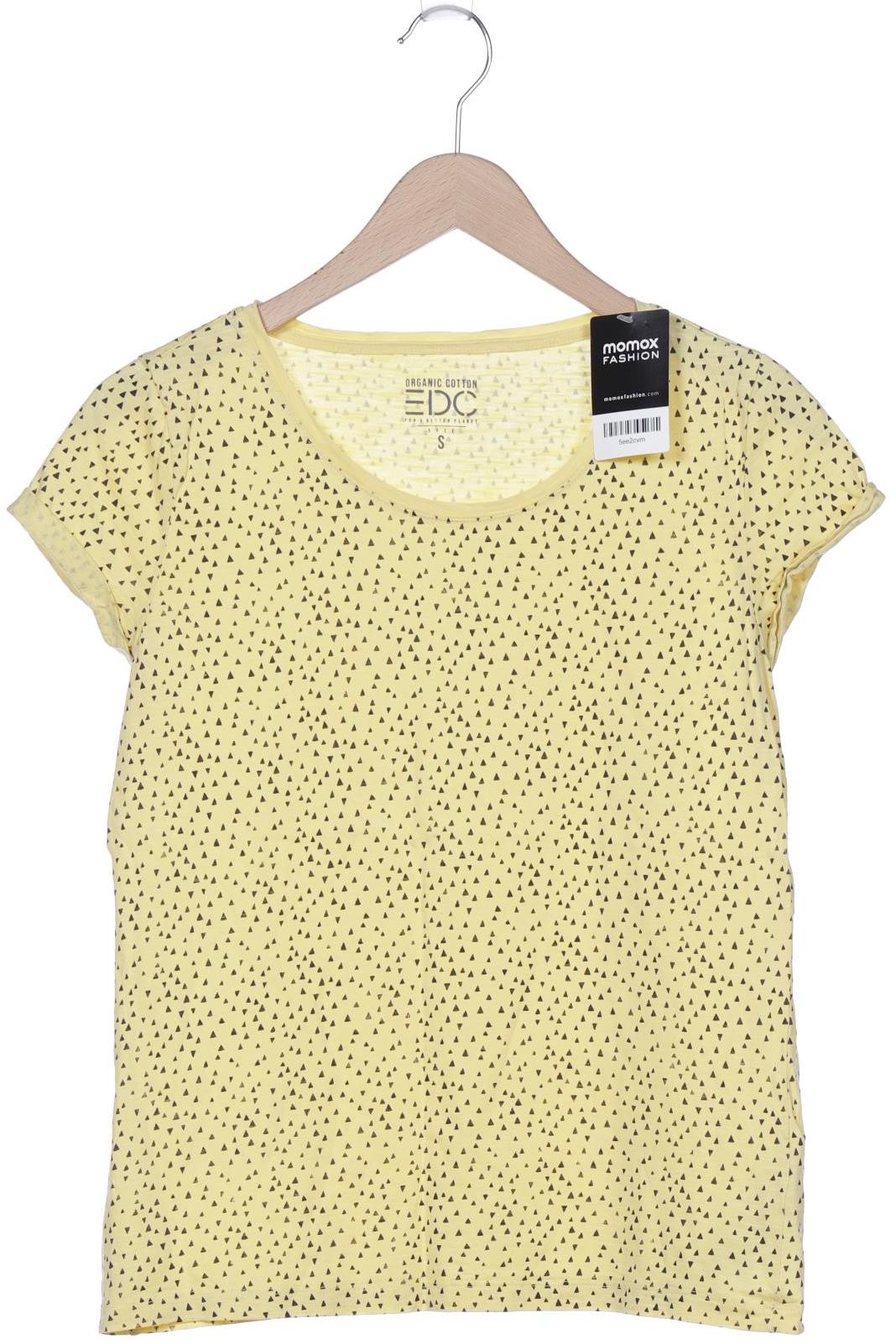 

edc by Esprit Damen T-Shirt, gelb, Gr. 36