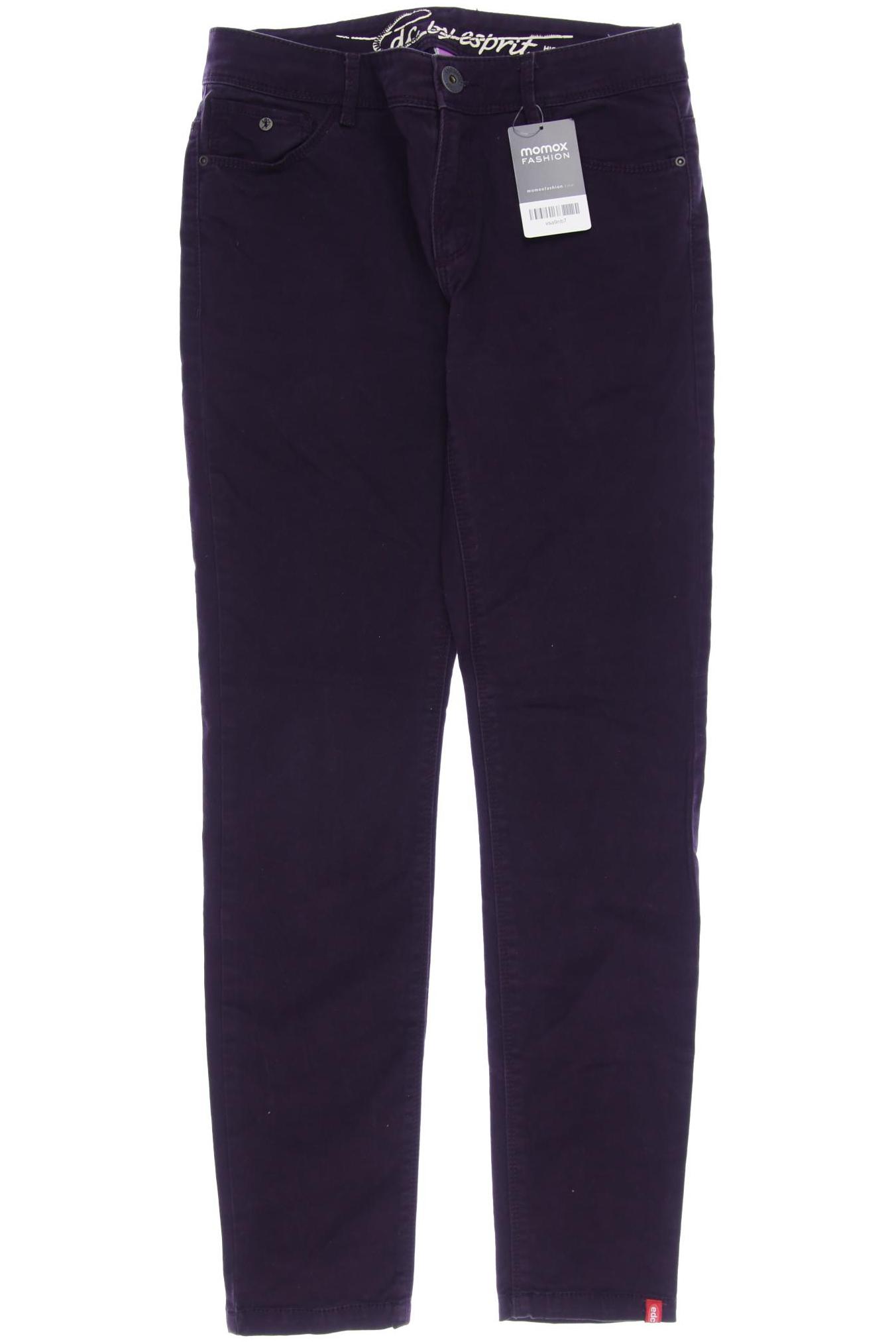

edc by Esprit Damen Stoffhose, bordeaux, Gr. 38
