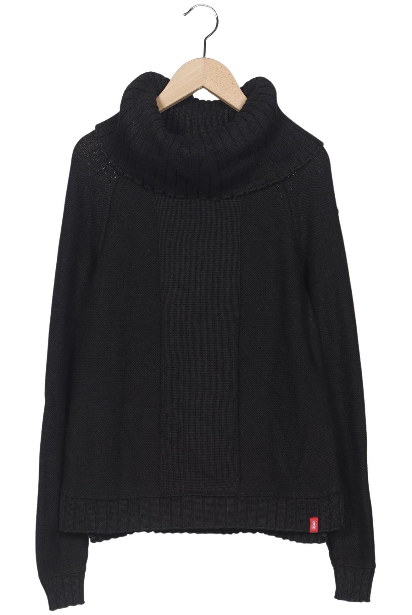 

edc by Esprit Damen Pullover, schwarz, Gr. 36