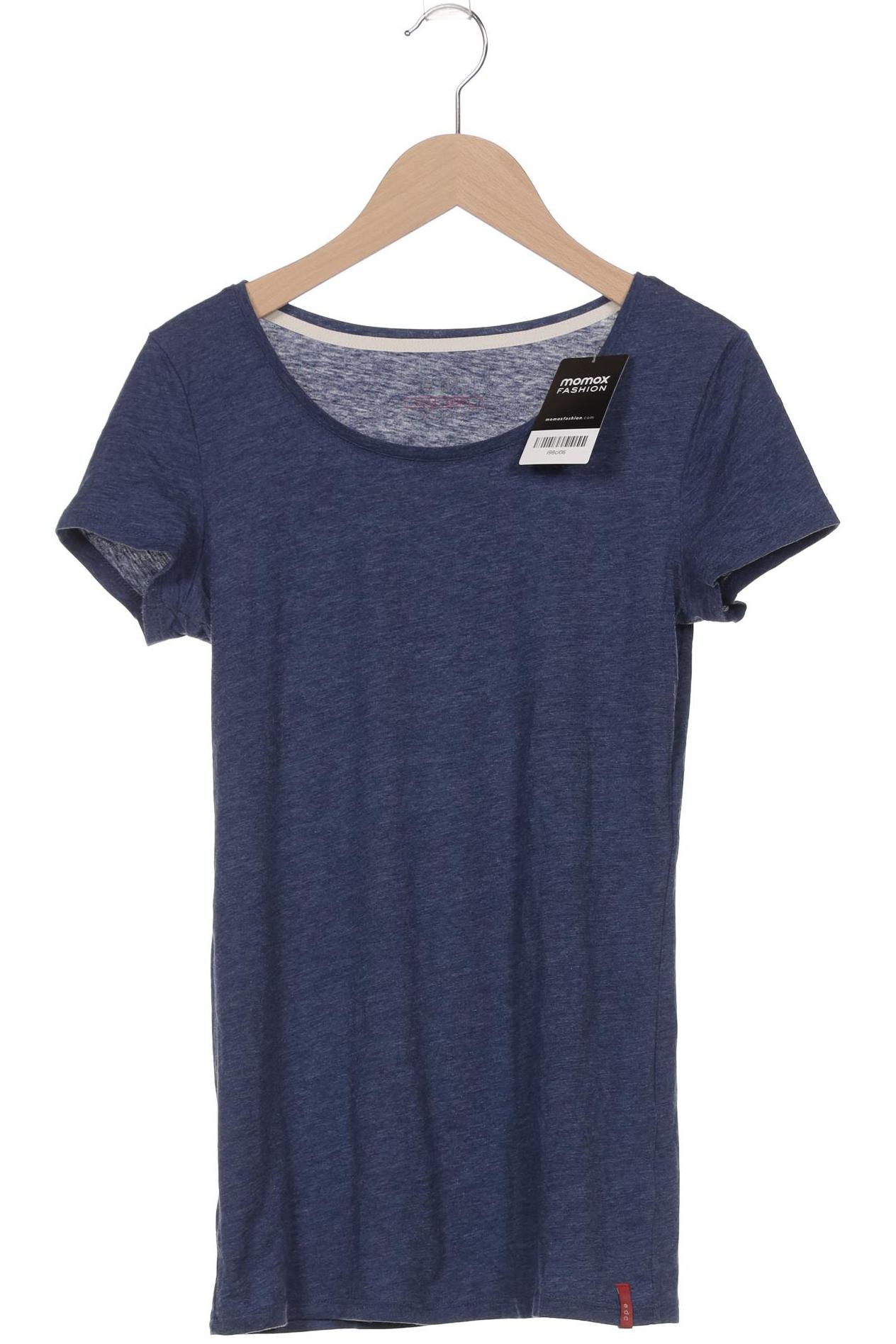 

edc by Esprit Damen T-Shirt, blau, Gr. 36