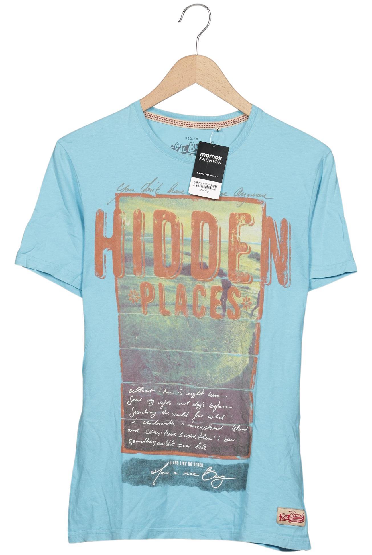 

edc by Esprit Herren T-Shirt, hellblau, Gr. 48