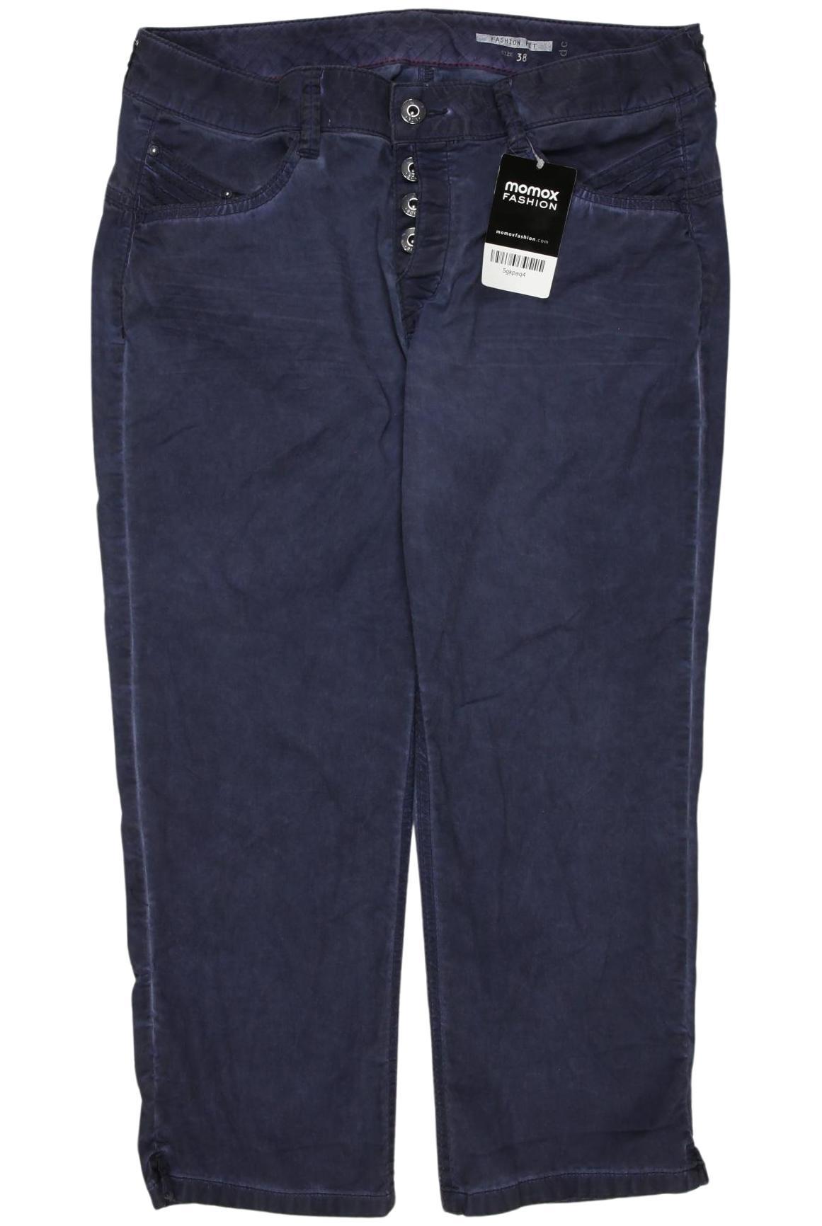

edc by Esprit Damen Stoffhose, marineblau, Gr. 38