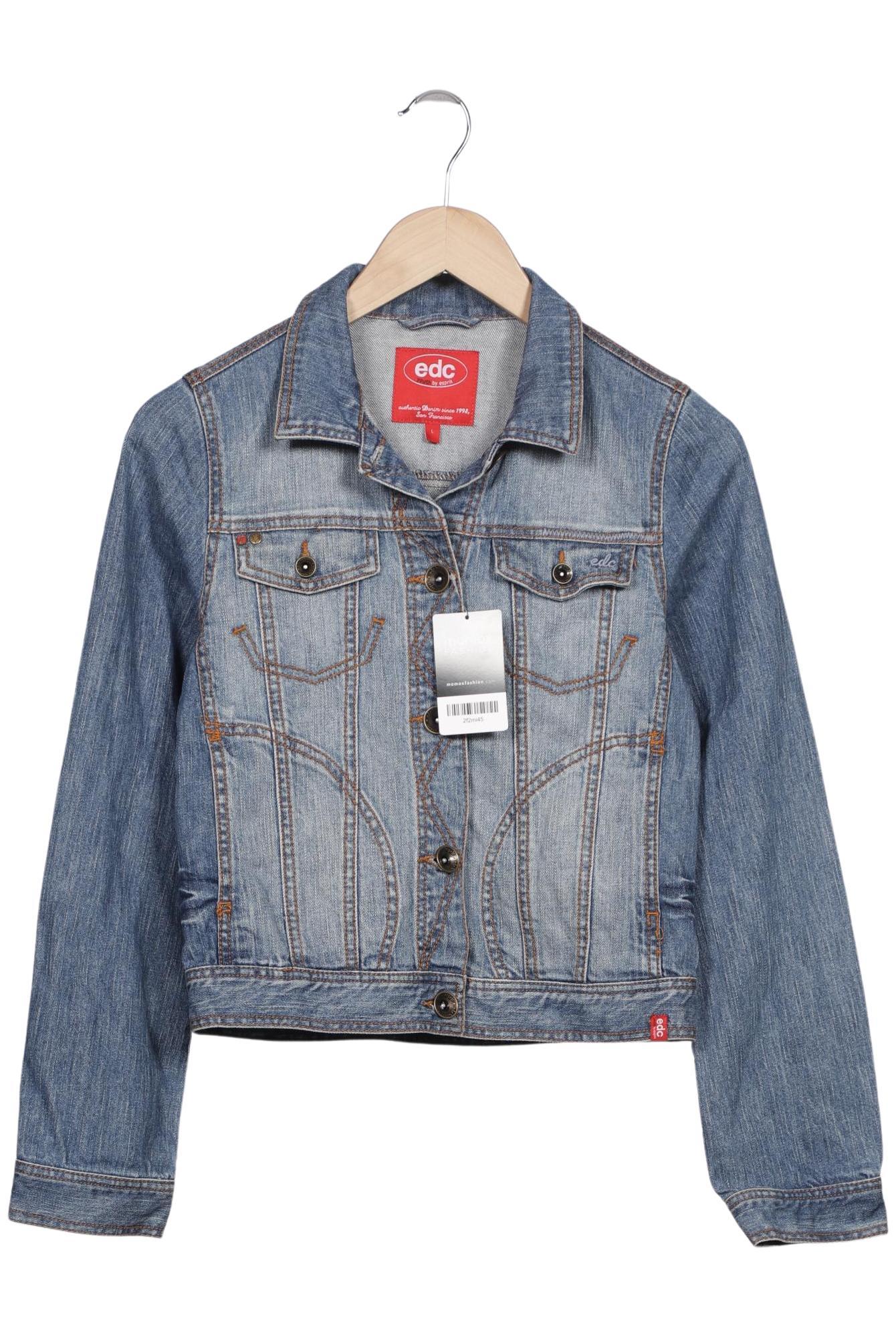 

edc by Esprit Damen Jacke, blau, Gr. 42