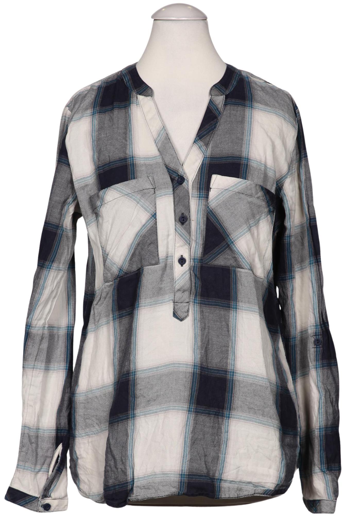 

edc by Esprit Damen Bluse, marineblau, Gr. 34