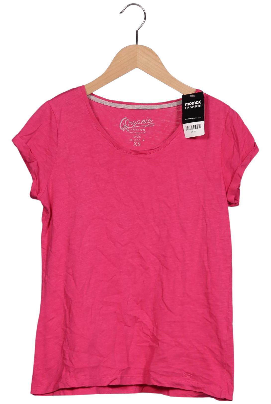 

edc by Esprit Damen T-Shirt, pink, Gr. 34
