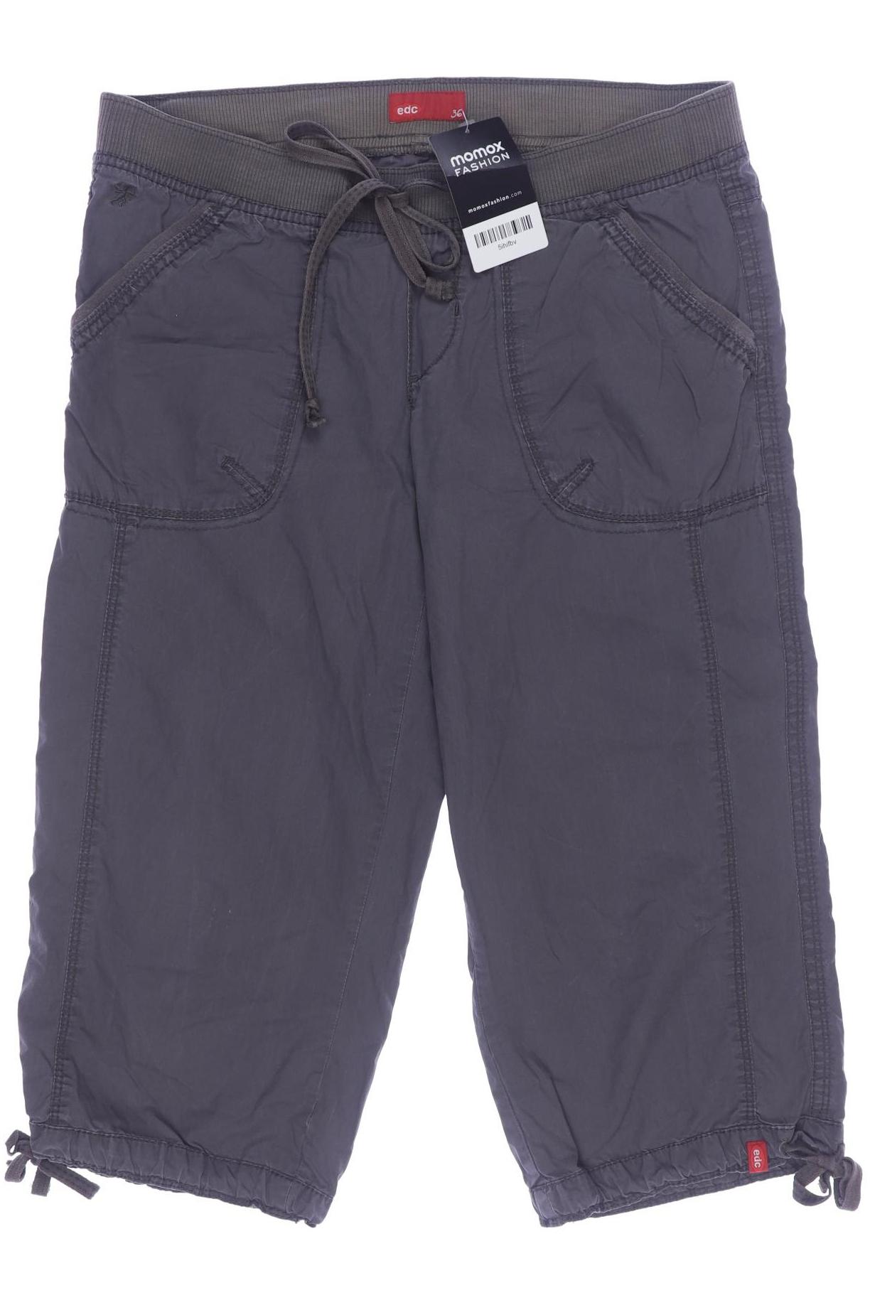 

edc by Esprit Damen Shorts, grau, Gr. 36