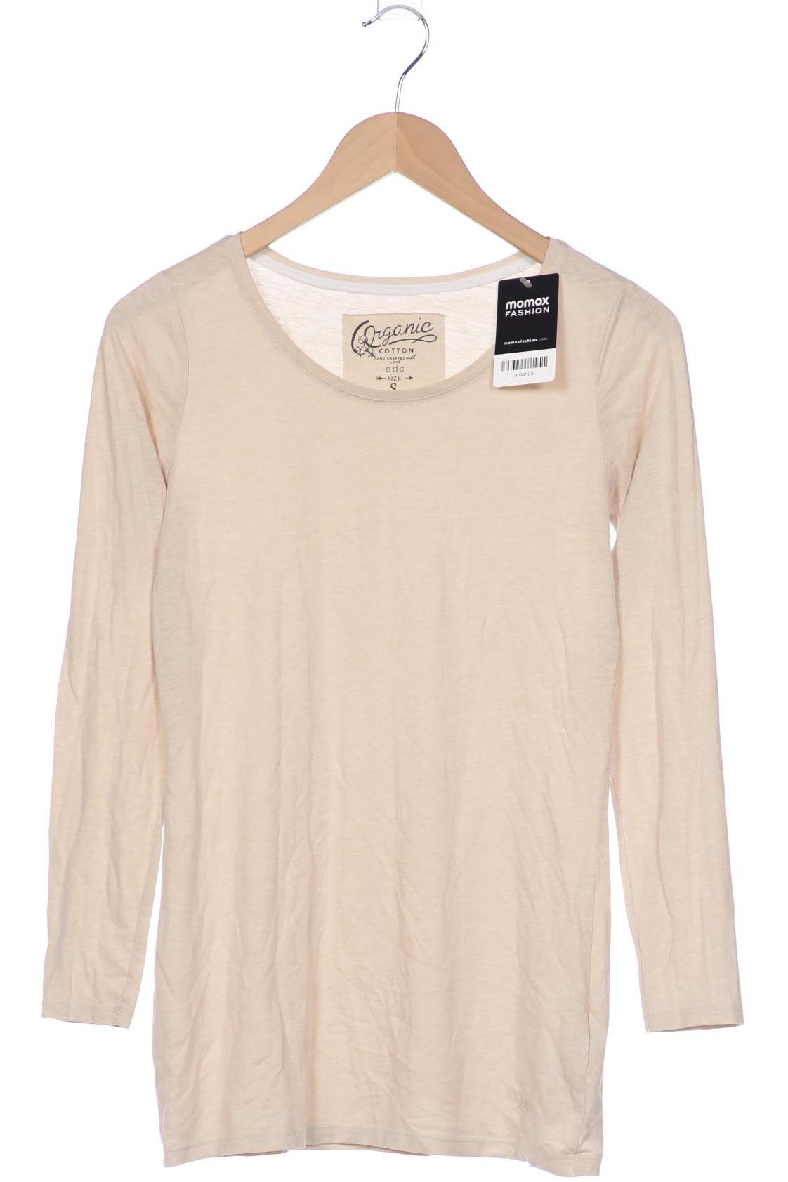 

edc by Esprit Damen Langarmshirt, beige, Gr. 36