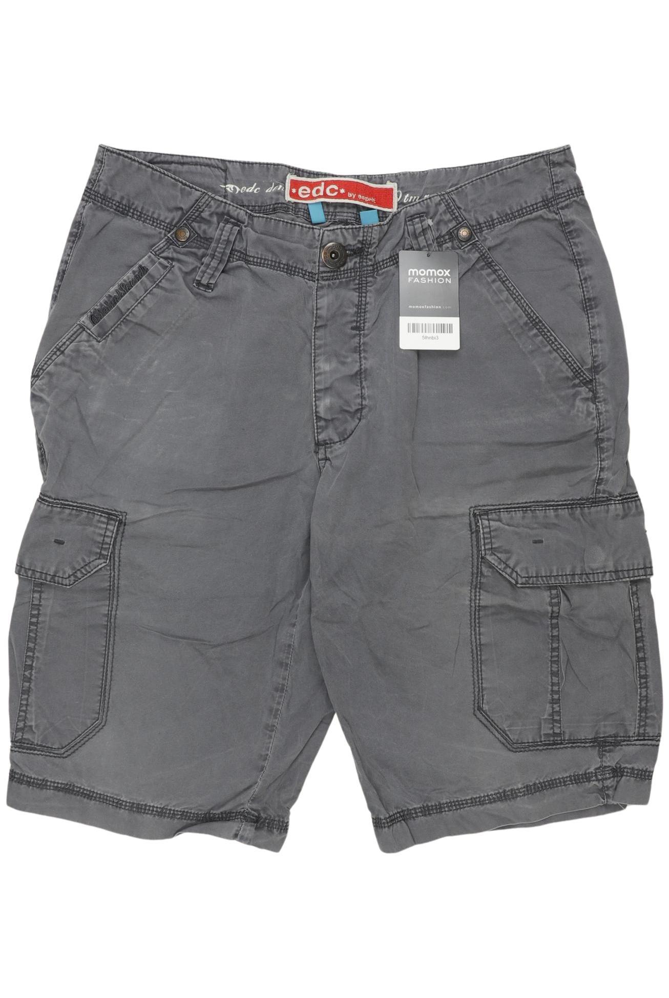 

edc by Esprit Herren Shorts, grau, Gr. 32