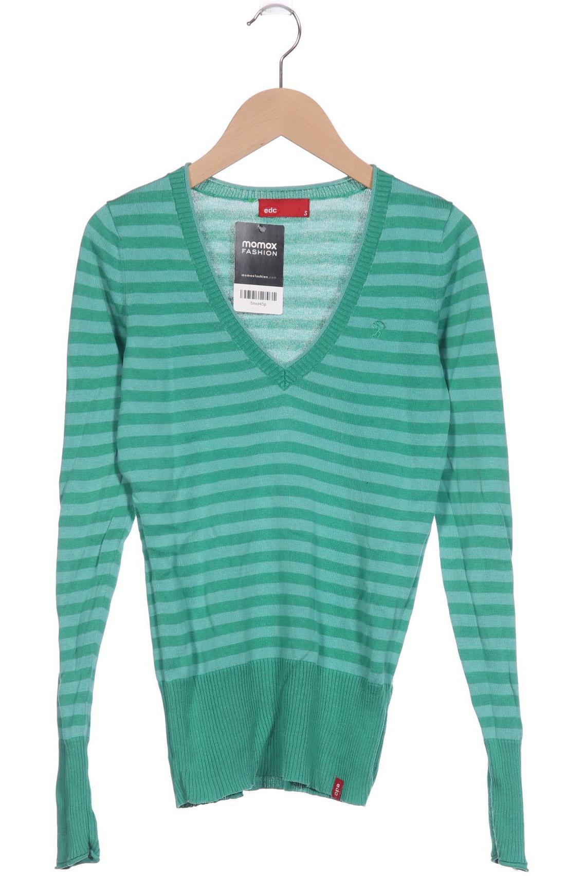 

edc by Esprit Damen Pullover, grün, Gr. 36