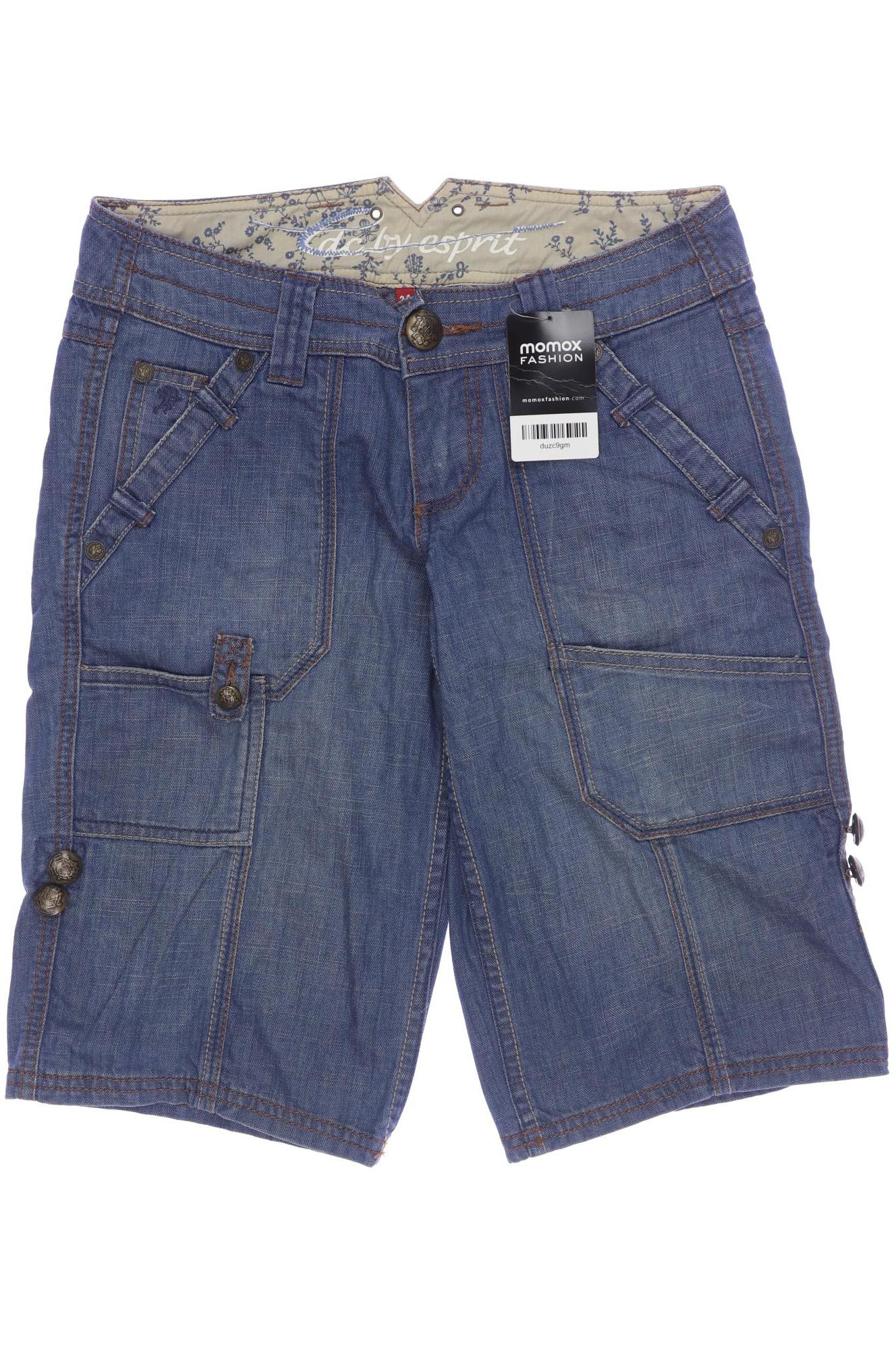 

edc by Esprit Damen Shorts, blau, Gr. 34