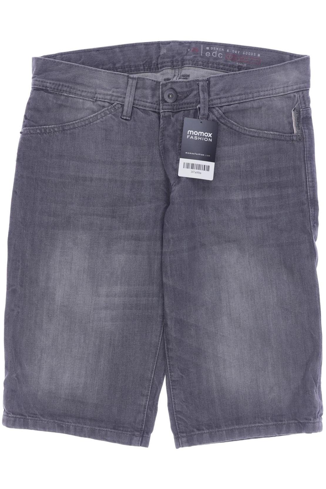 

edc by Esprit Herren Shorts, grau, Gr. 29