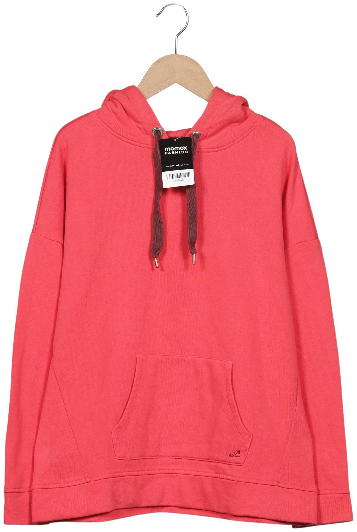 

edc by Esprit Damen Kapuzenpullover, pink, Gr. 34