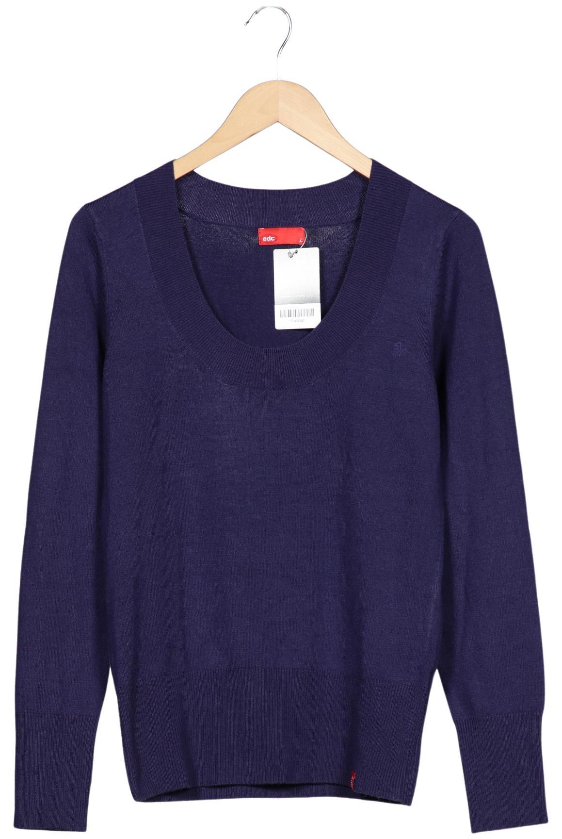 

edc by Esprit Damen Pullover, marineblau, Gr. 42