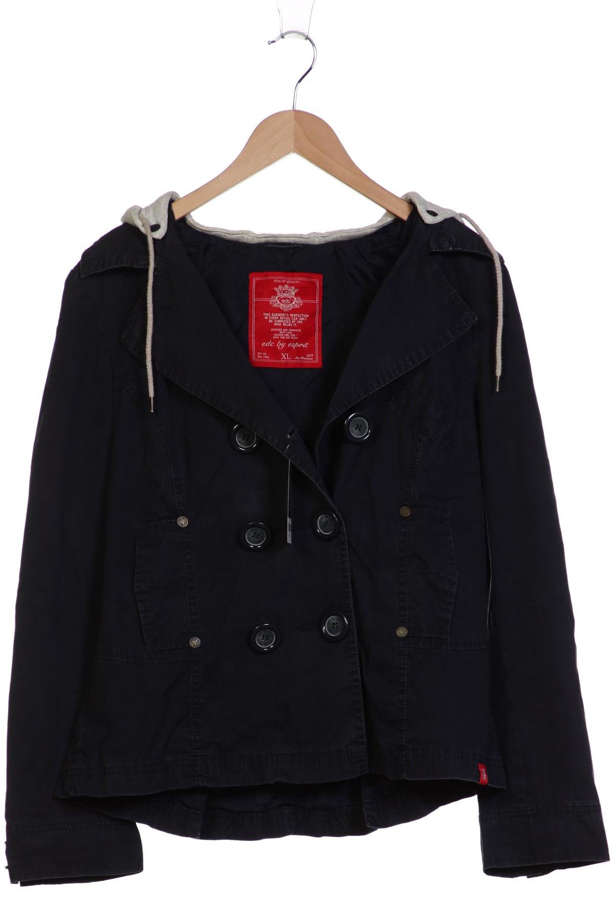 

edc by Esprit Damen Jacke, marineblau, Gr. 44