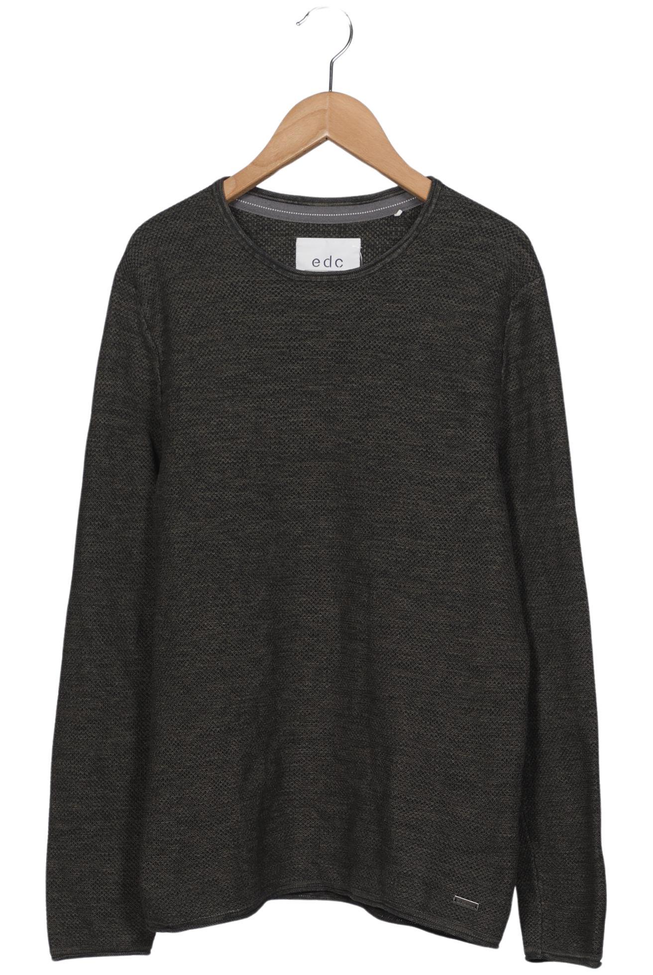 

edc by Esprit Herren Pullover, grau, Gr. 48