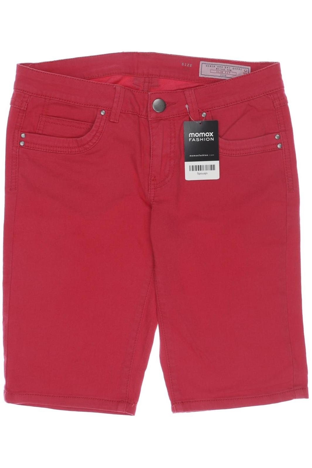 

edc by Esprit Damen Shorts, rot, Gr. 36