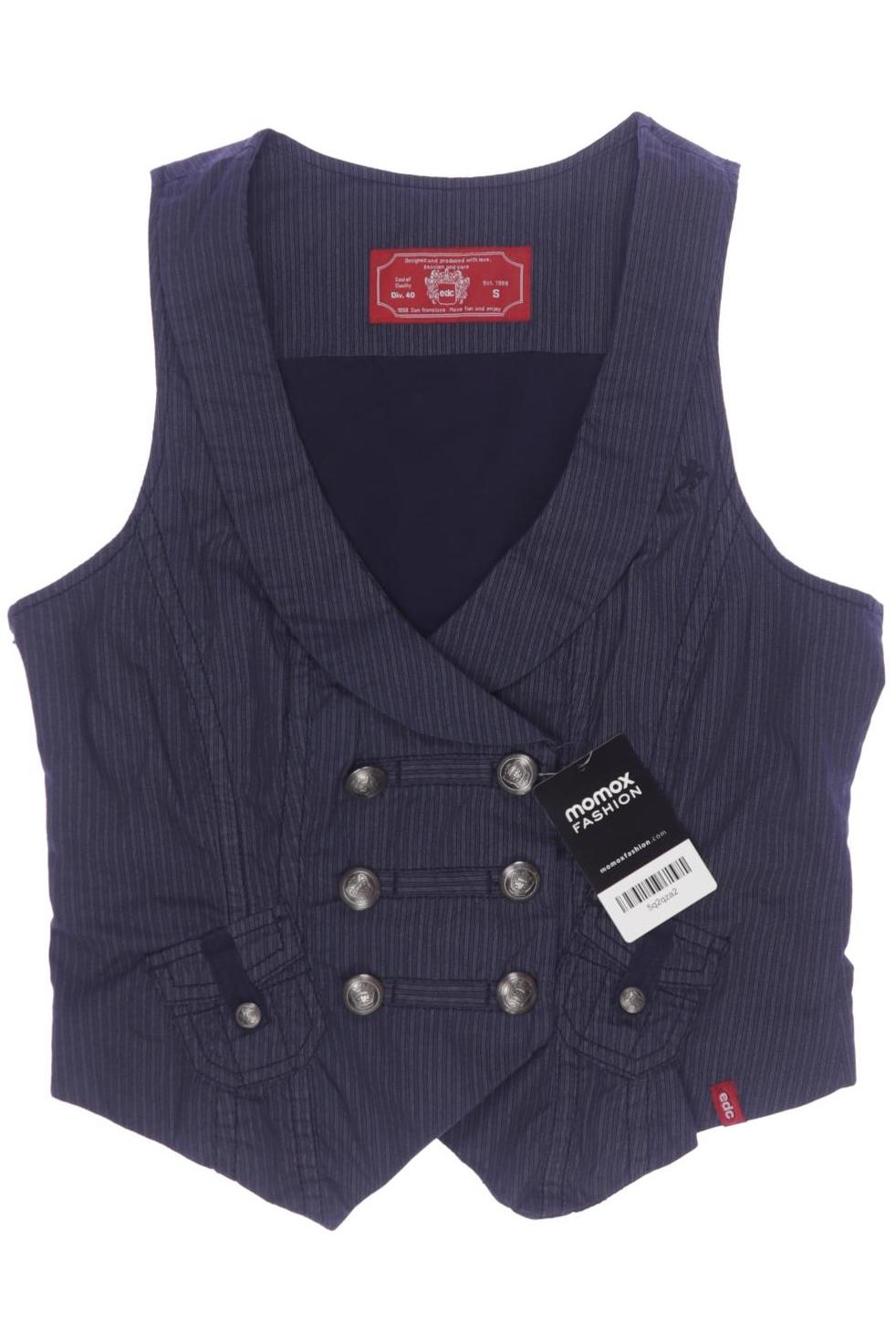

edc by Esprit Damen Weste, marineblau, Gr. 36