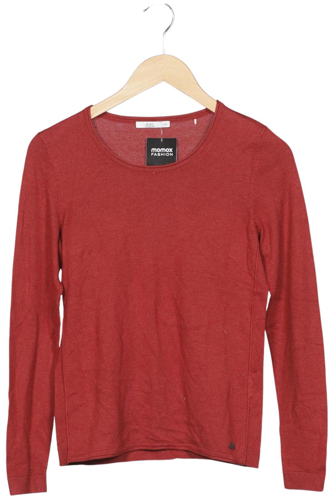 

edc by Esprit Damen Pullover, rot, Gr. 34