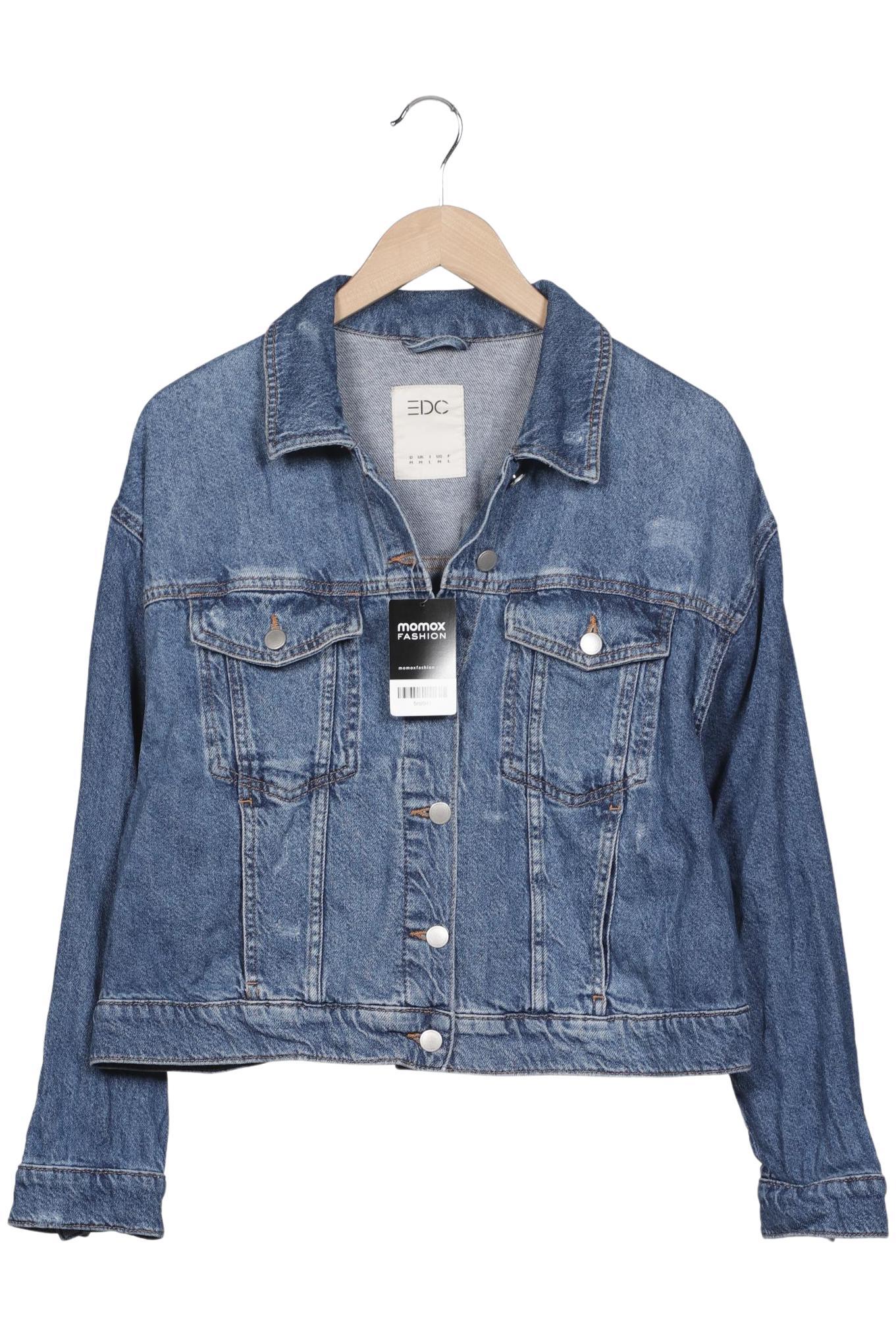 

edc by Esprit Damen Jacke, blau, Gr. 38
