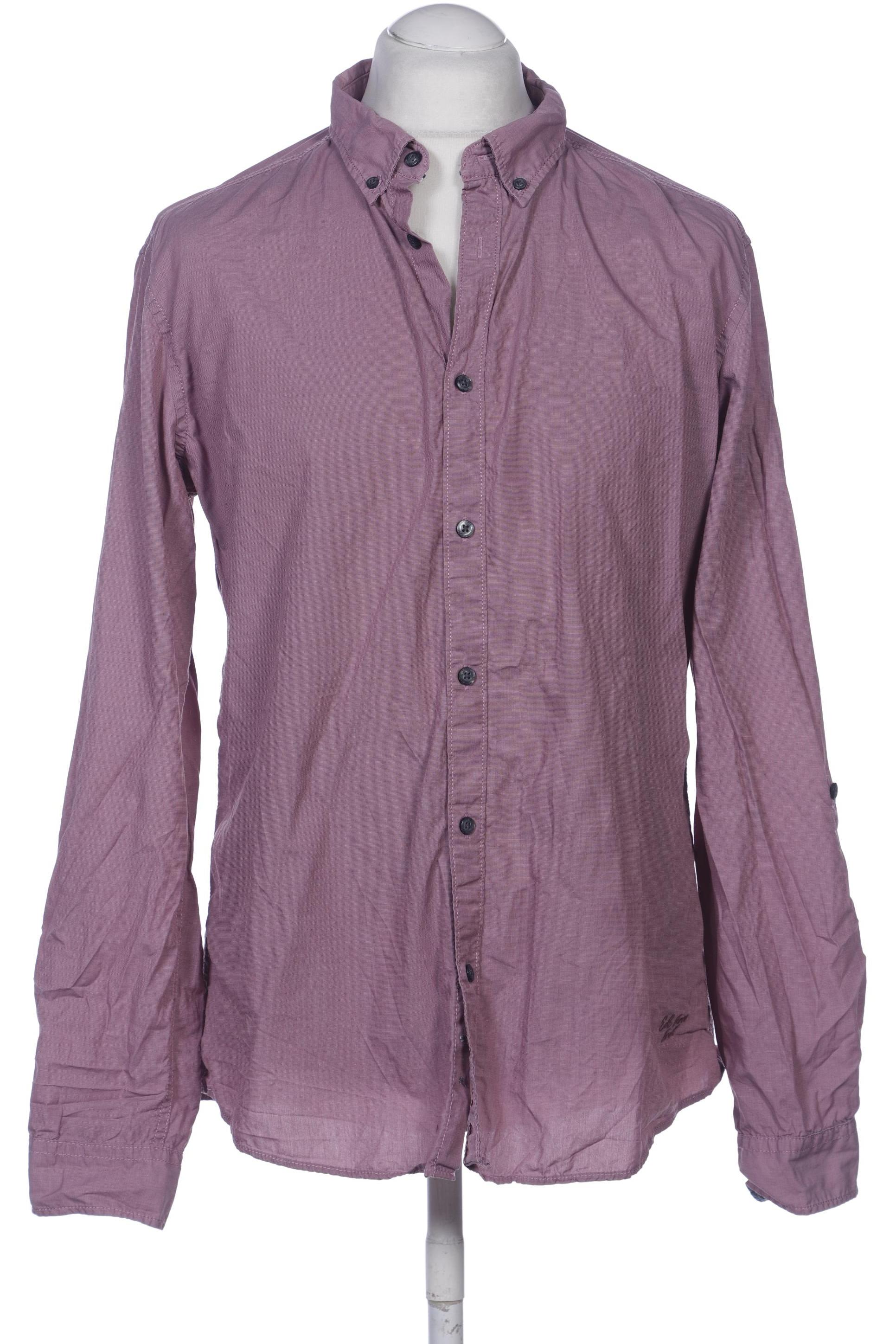 

edc by Esprit Herren Hemd, pink, Gr. 54